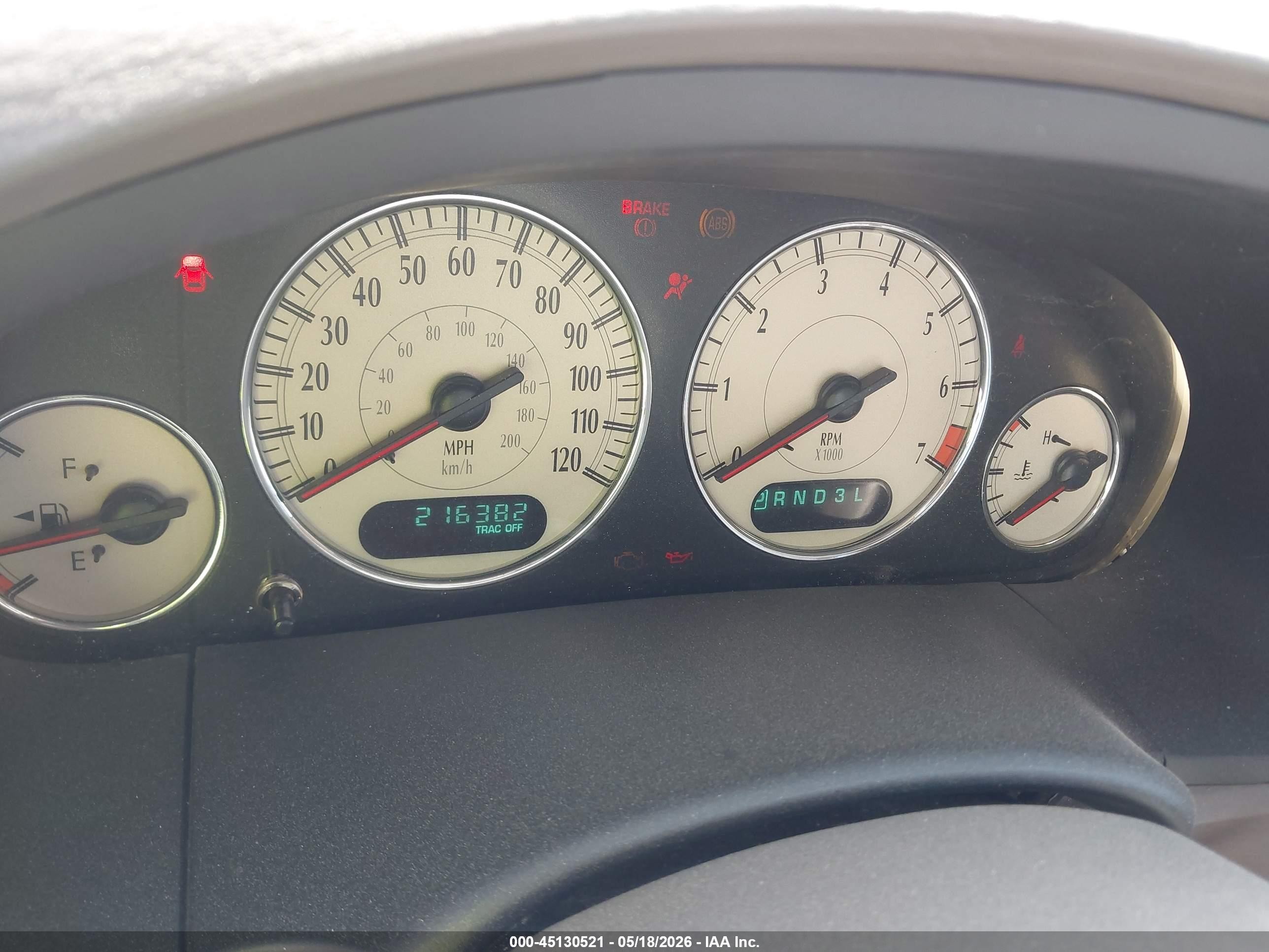 2003 Chrysler Town & Country Limited Green vin: 2C8GP64L13R116737