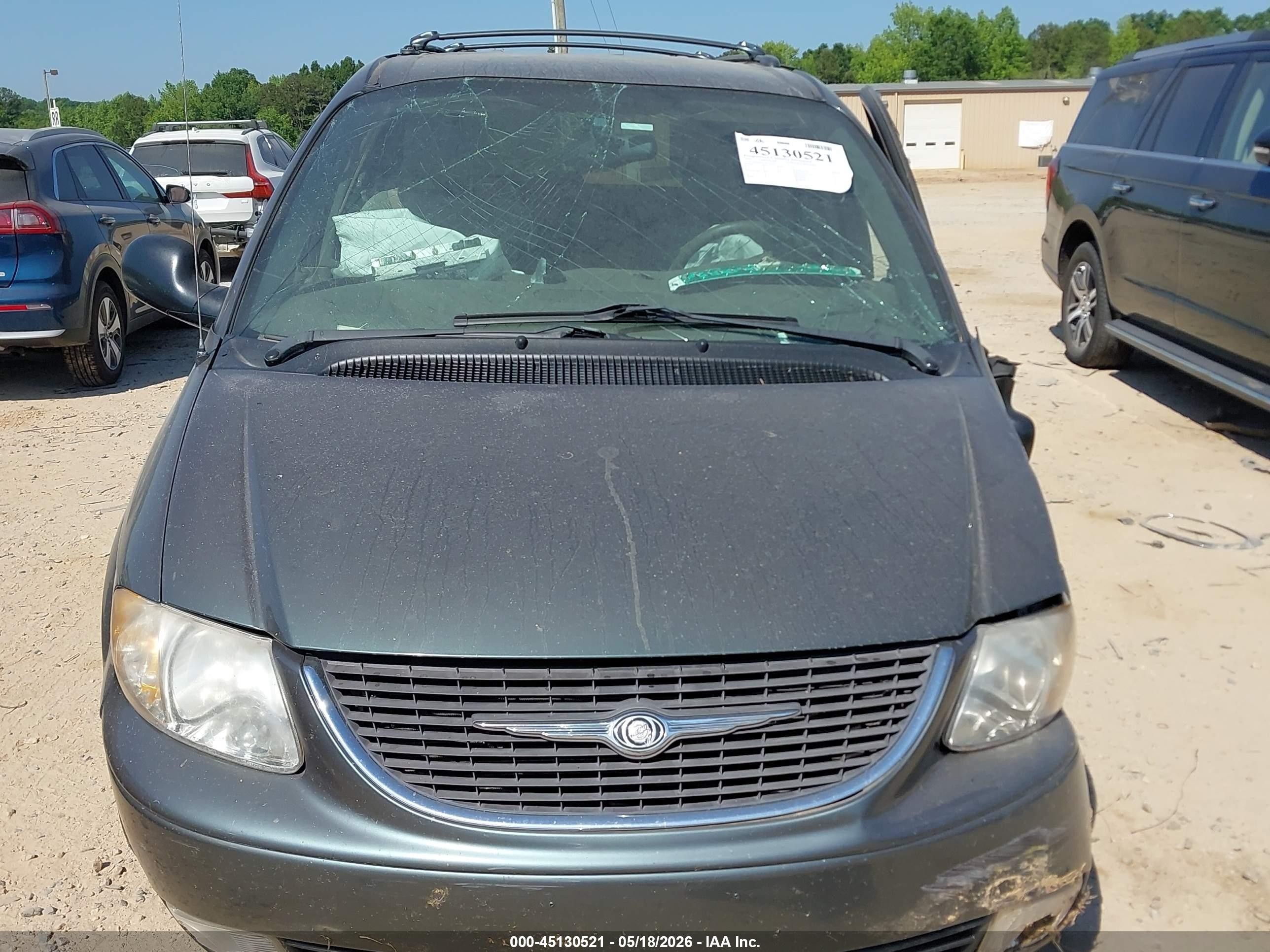 2003 Chrysler Town & Country Limited Green vin: 2C8GP64L13R116737