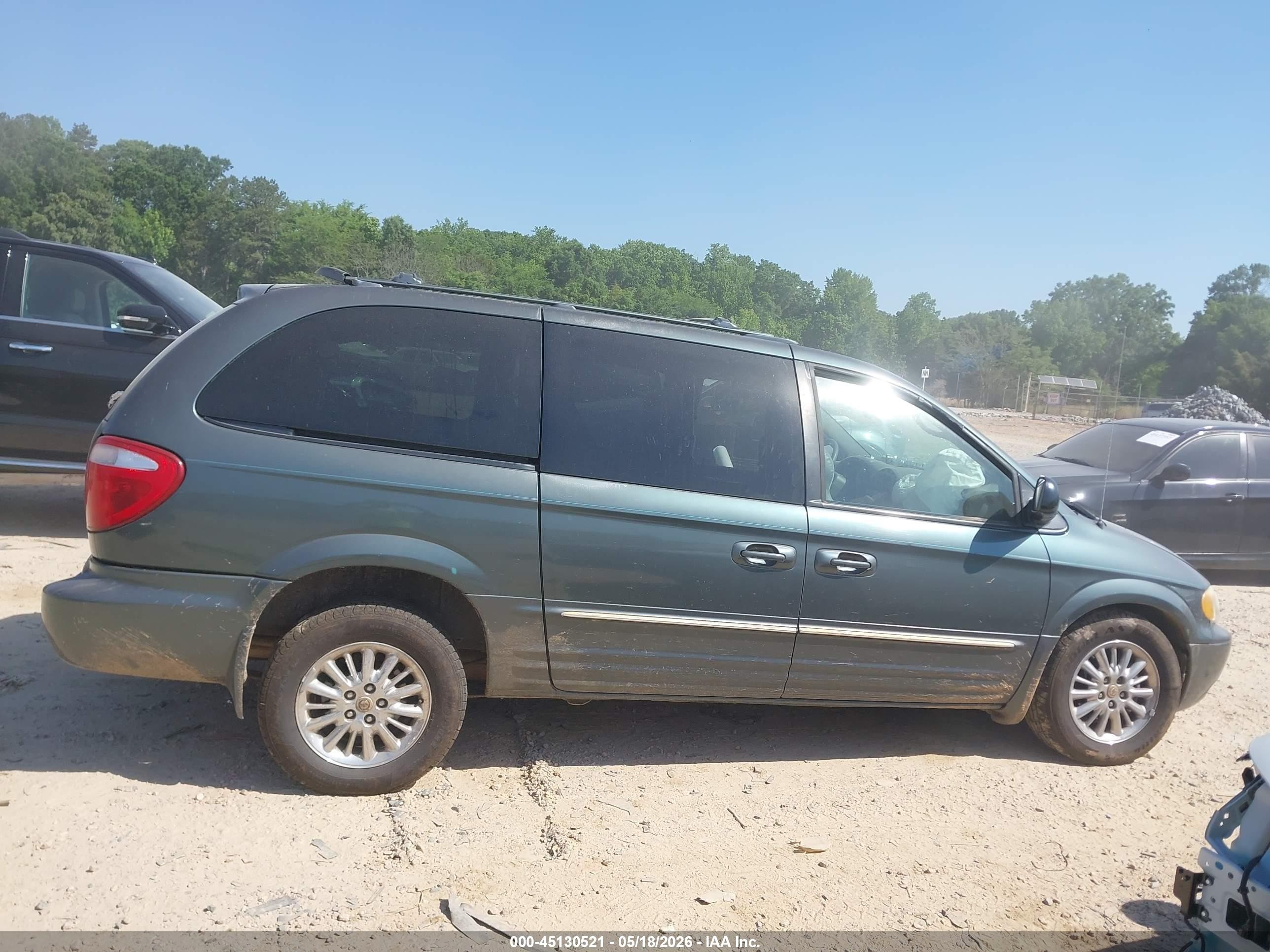 2003 Chrysler Town & Country Limited Green vin: 2C8GP64L13R116737