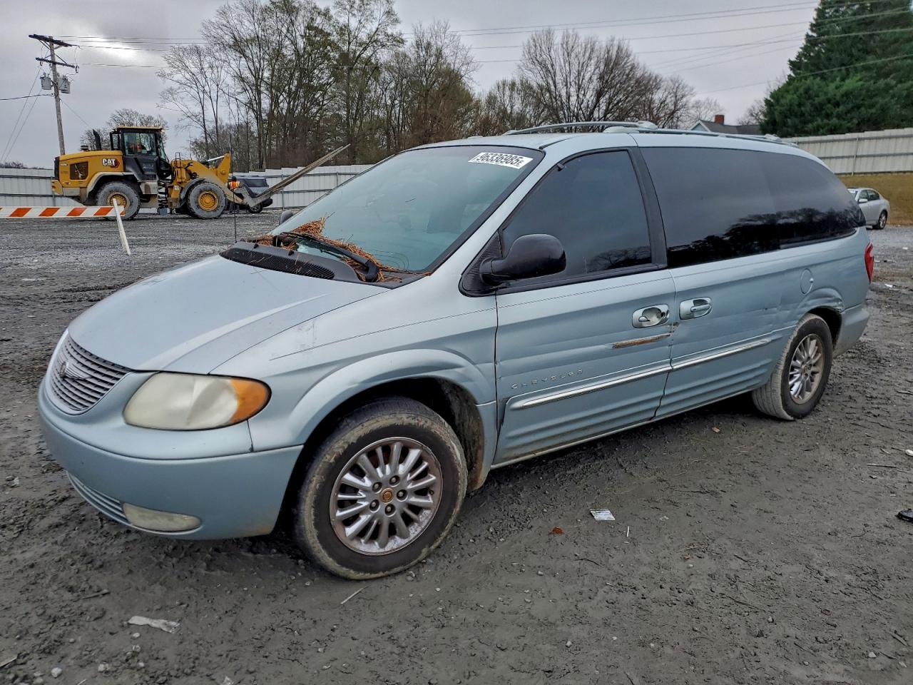 2001 Chrysler Town & Country Limited Blue vin: 2C8GP64L21R139618