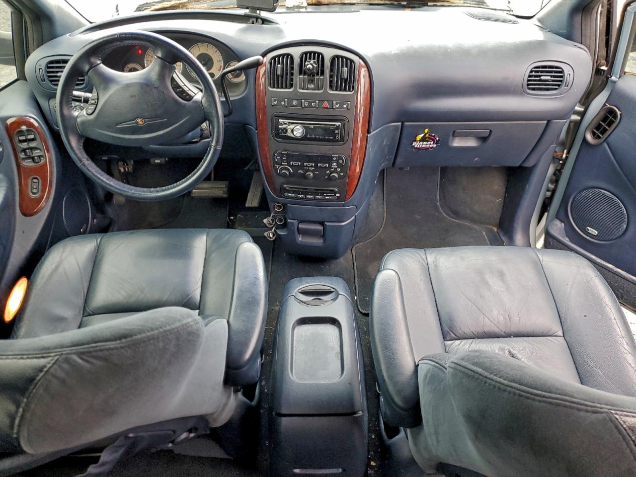 2001 Chrysler Town & Country Limited Blue vin: 2C8GP64L21R139618