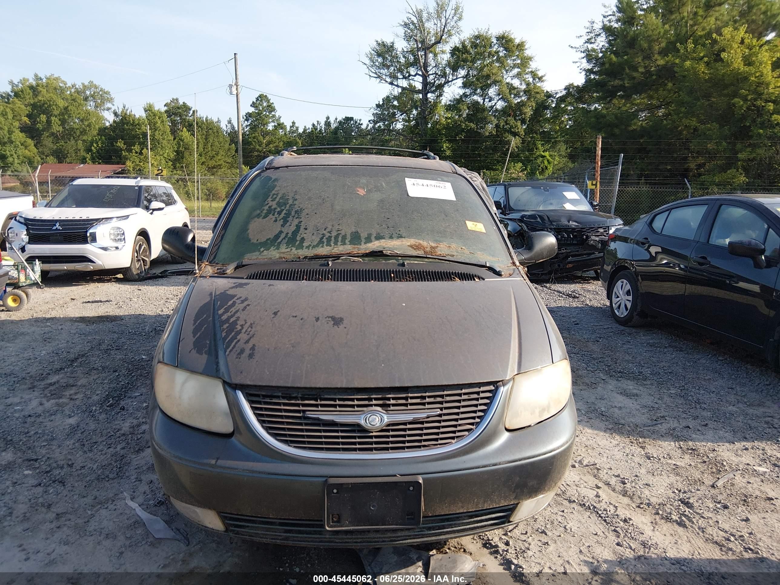 2003 Chrysler Town & Country Limited Green vin: 2C8GP64L23R201280