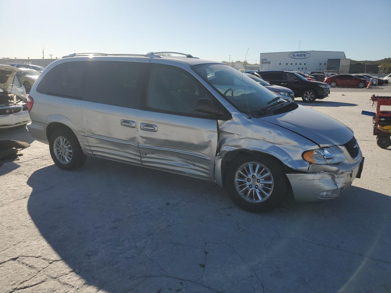 2003 Chrysler Town & Country Limited Silver vin: 2C8GP64L23R223845