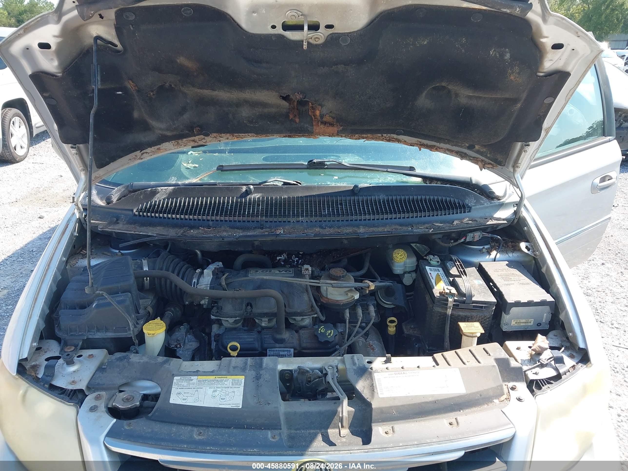 2005 Chrysler Town & Country Limited Серебряный vin: 2C8GP64L25R192924