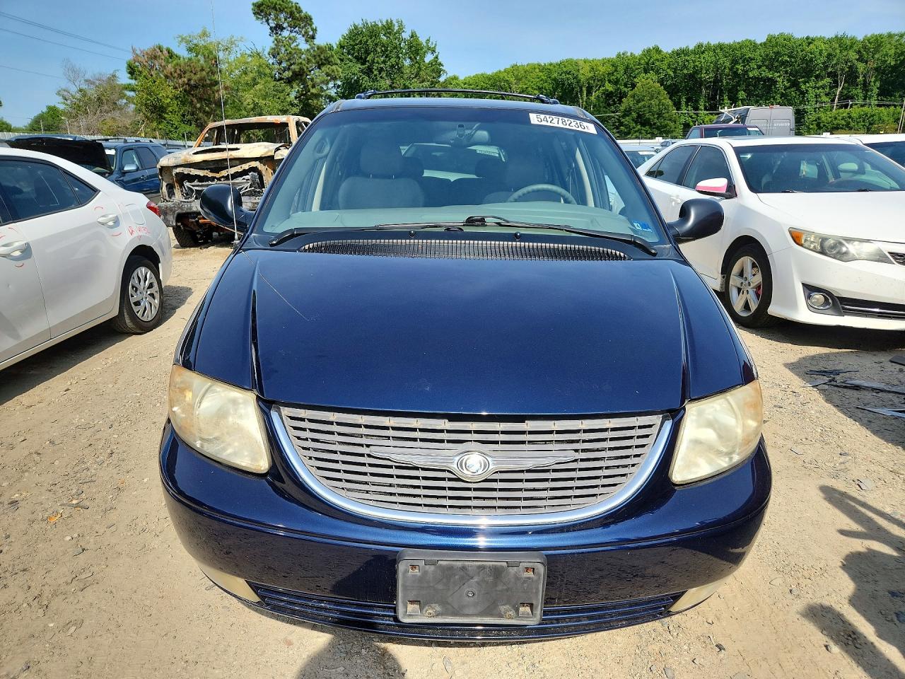 2003 Chrysler Town & Country Limited Blue vin: 2C8GP64L33R389775