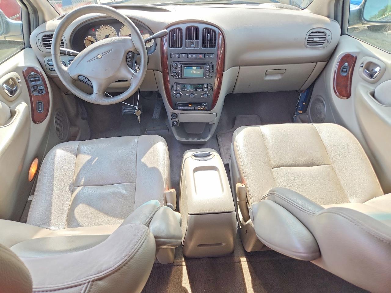 2003 Chrysler Town & Country Limited Blue vin: 2C8GP64L33R389775