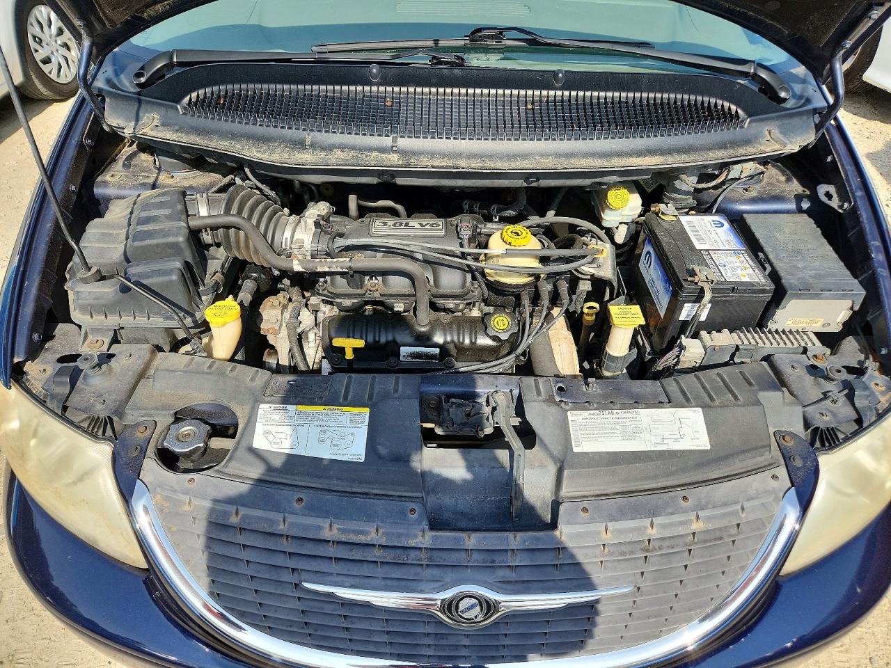 2003 Chrysler Town & Country Limited Blue vin: 2C8GP64L33R389775