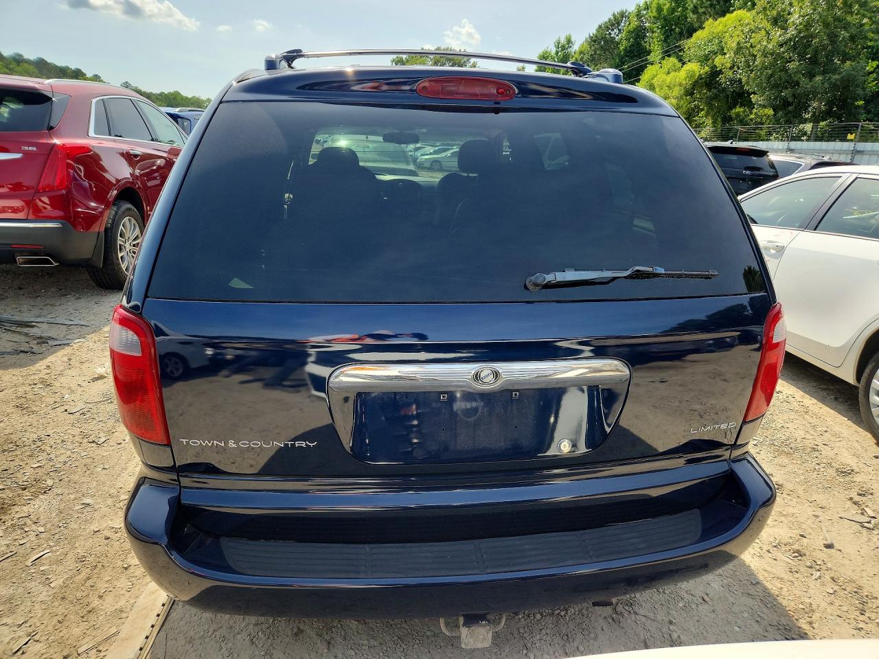 2003 Chrysler Town & Country Limited Blue vin: 2C8GP64L33R389775