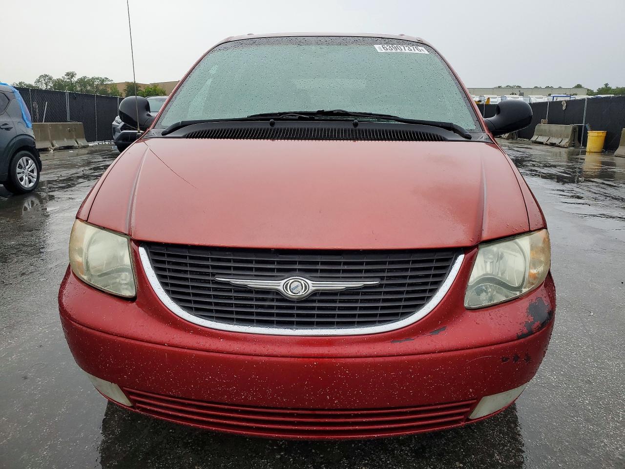 2004 Chrysler Town & Country Limited Red vin: 2C8GP64L34R594336