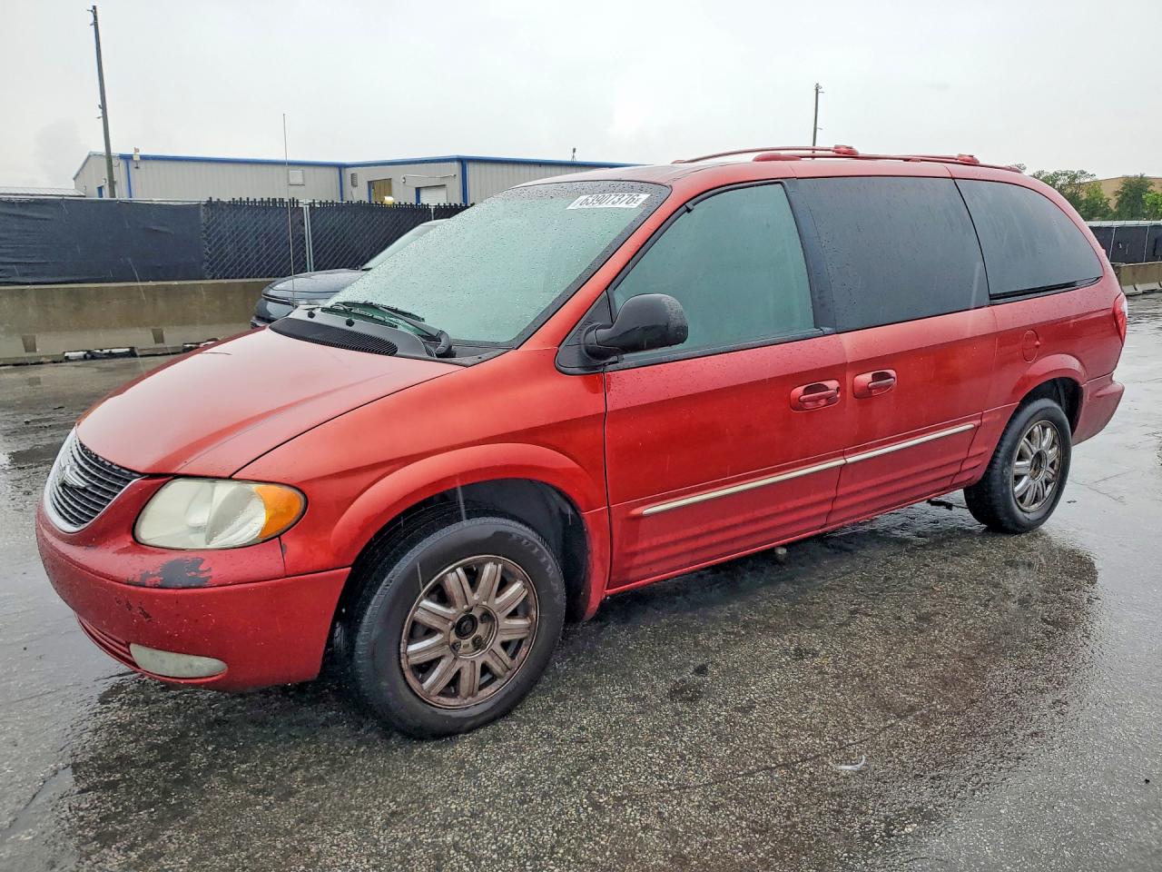 2004 Chrysler Town & Country Limited Red vin: 2C8GP64L34R594336