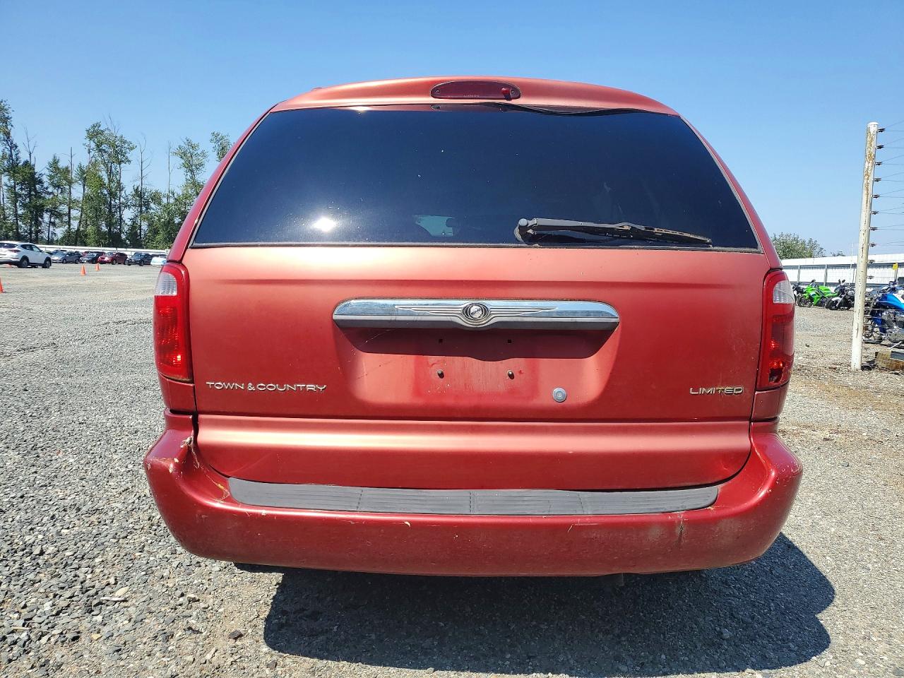 2001 Chrysler Town & Country Limited Красный vin: 2C8GP64L41R359942