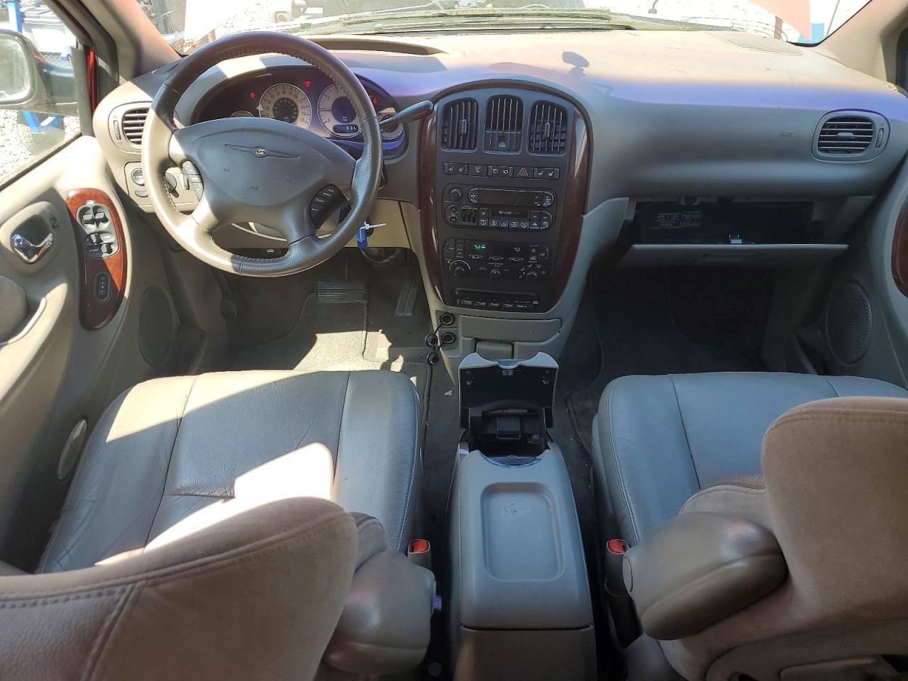 2001 Chrysler Town & Country Limited Красный vin: 2C8GP64L41R359942