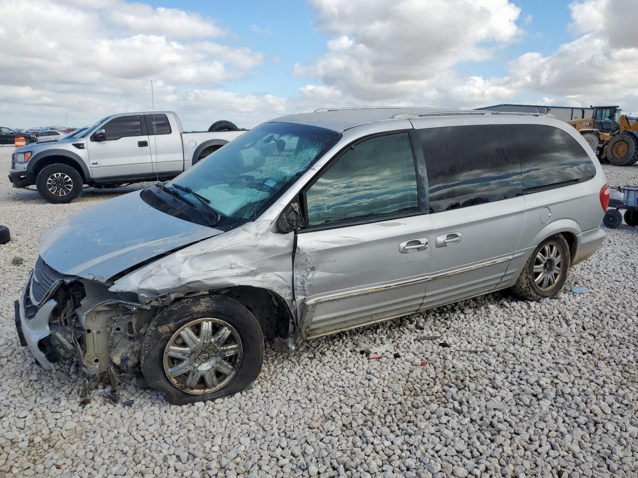 2003 Chrysler Town & Country Limited Silver vin: 2C8GP64L43R347311