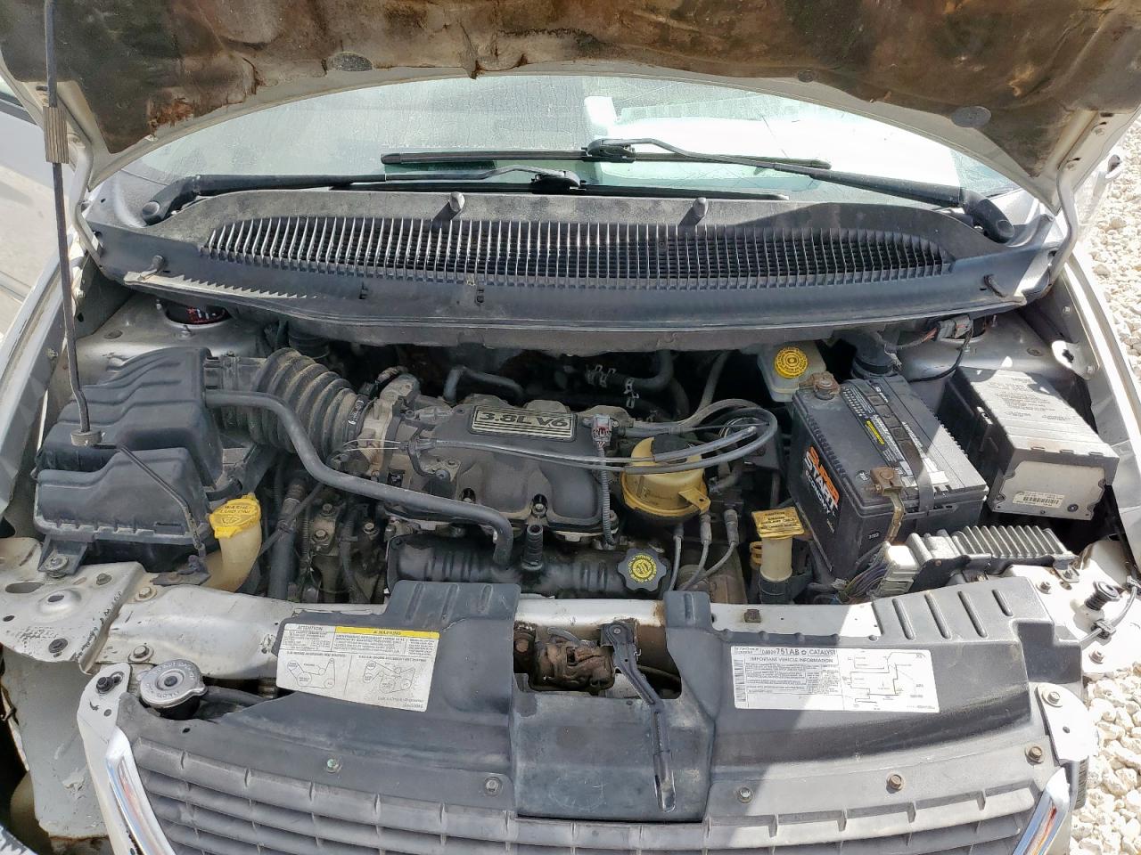 2003 Chrysler Town & Country Limited Silver vin: 2C8GP64L43R347311