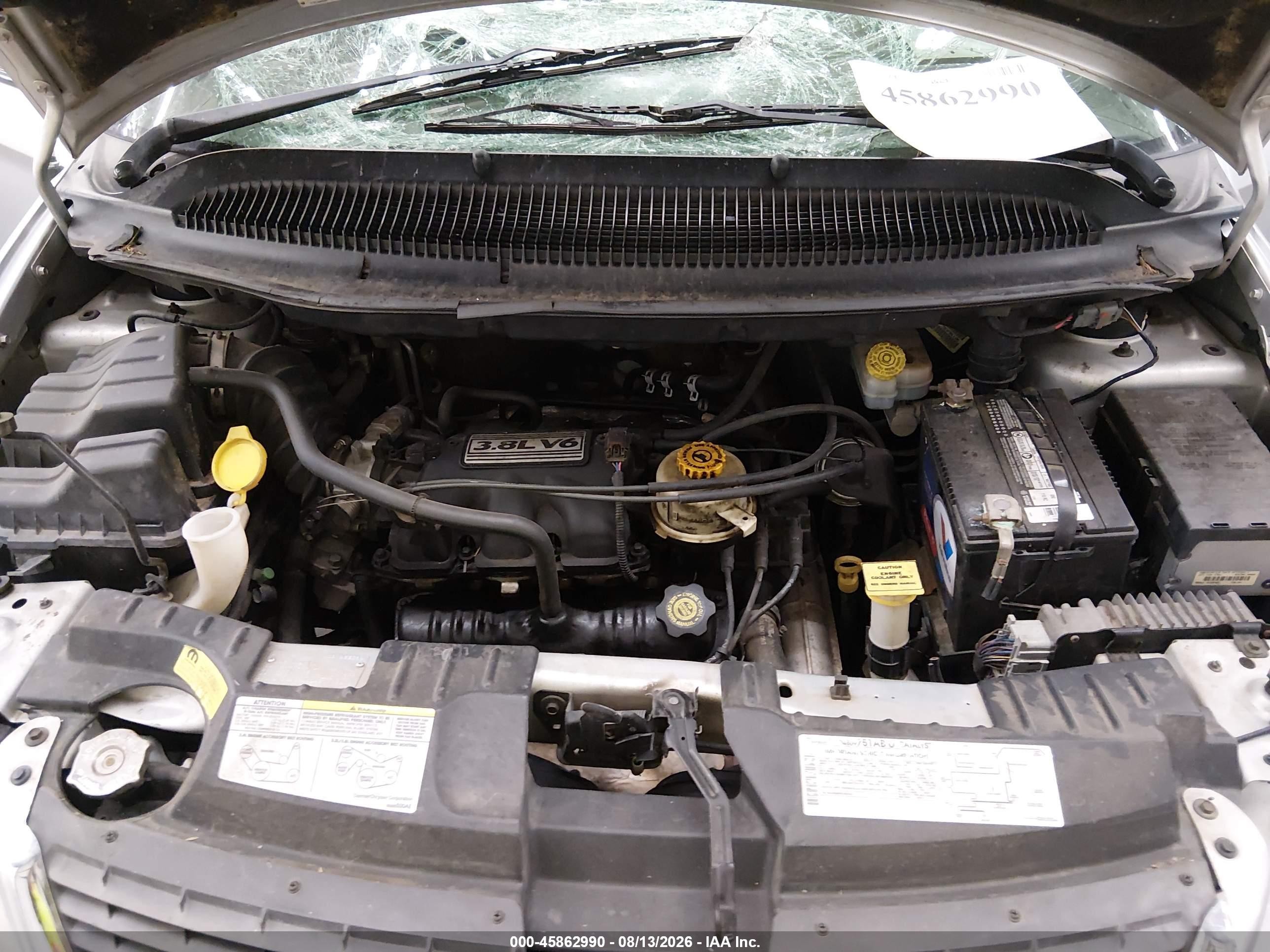 2003 Chrysler Town & Country Limited Серебряный vin: 2C8GP64L43R362603