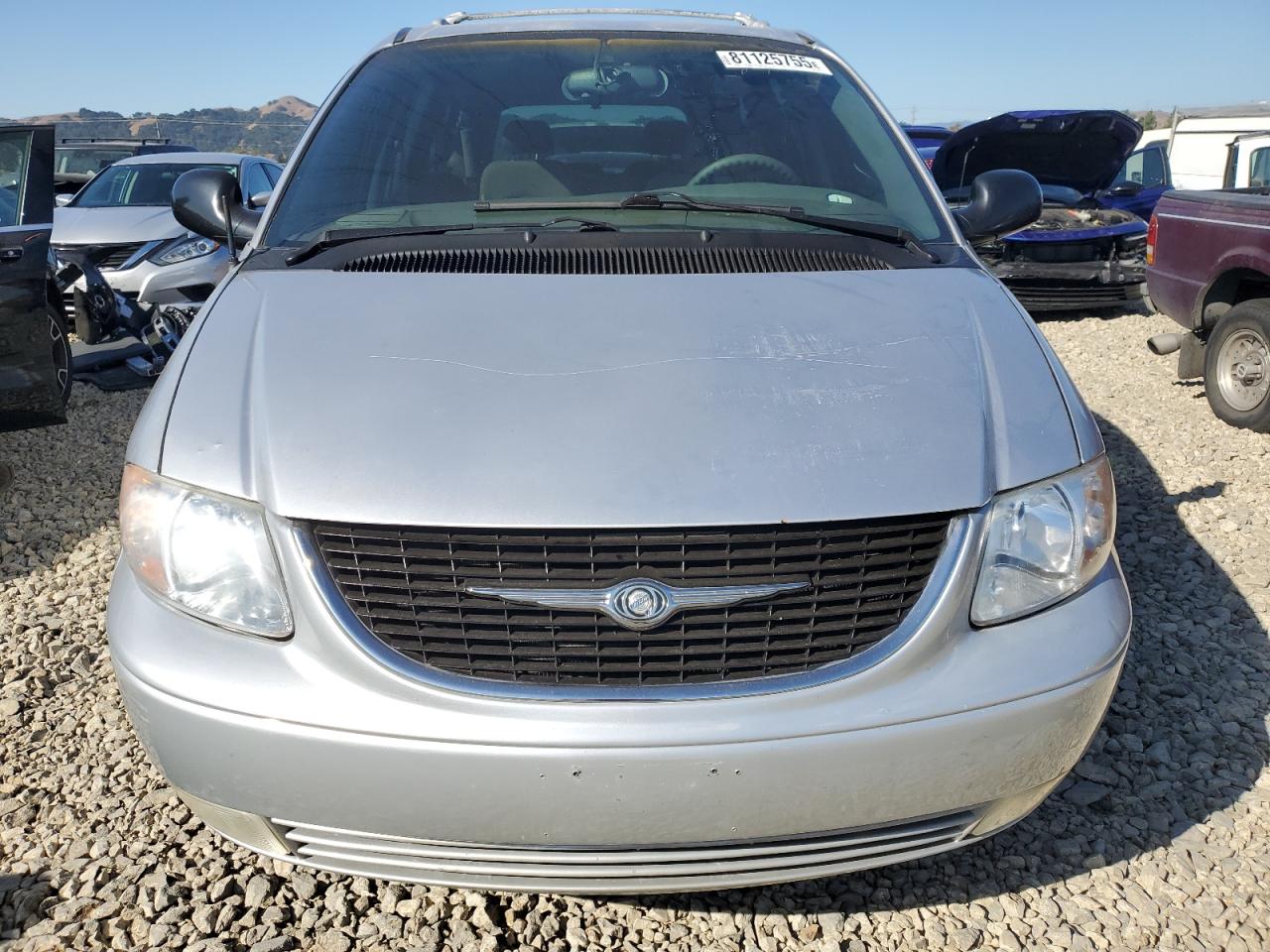 2001 Chrysler Town & Country Limited Silver vin: 2C8GP64L51R240670
