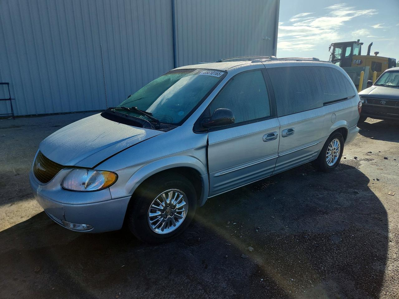 2002 Chrysler Town & Country Limited Blue vin: 2C8GP64L52R638771