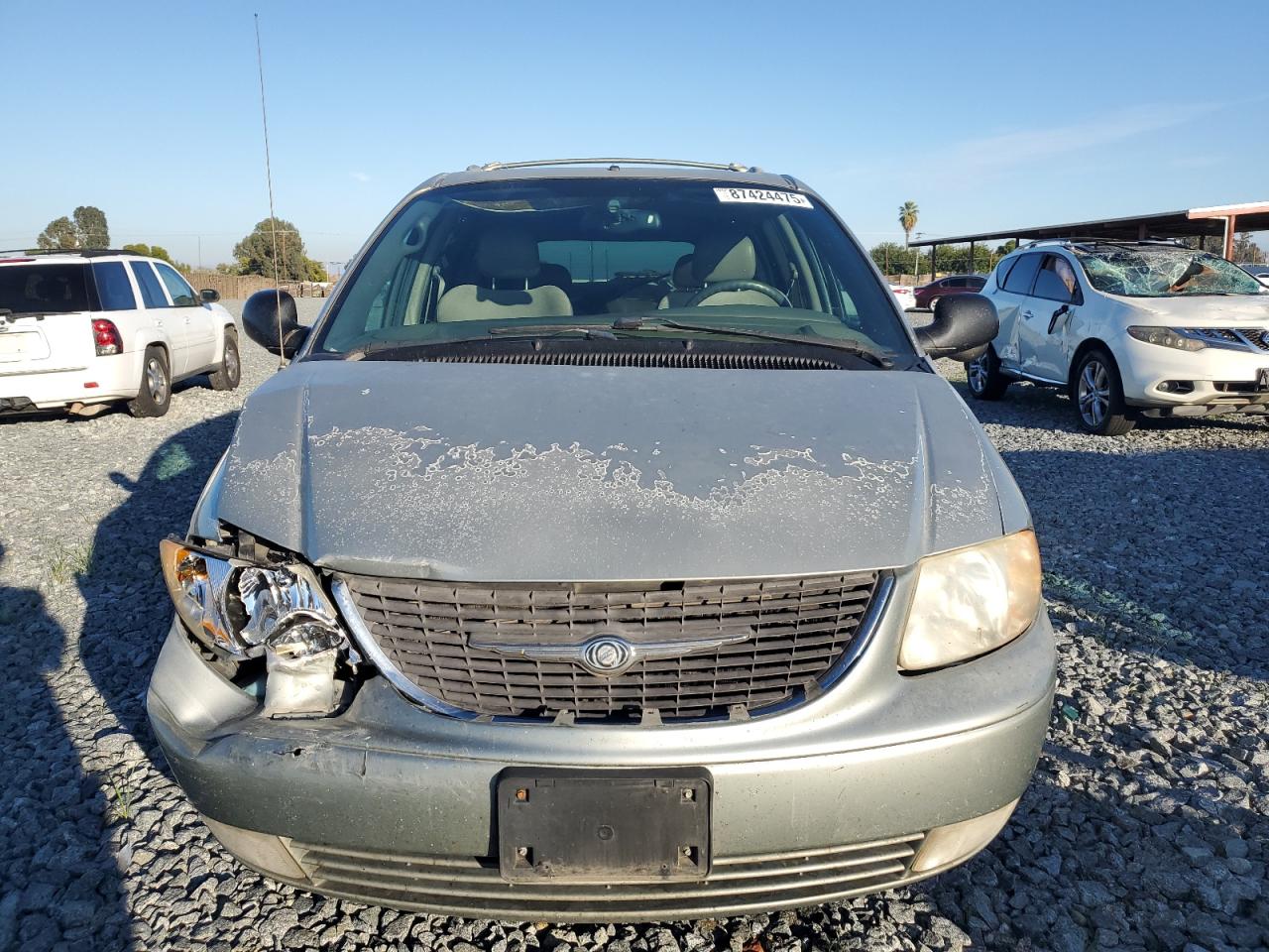 2003 Chrysler Town & Country Limited Silver vin: 2C8GP64L73R158488