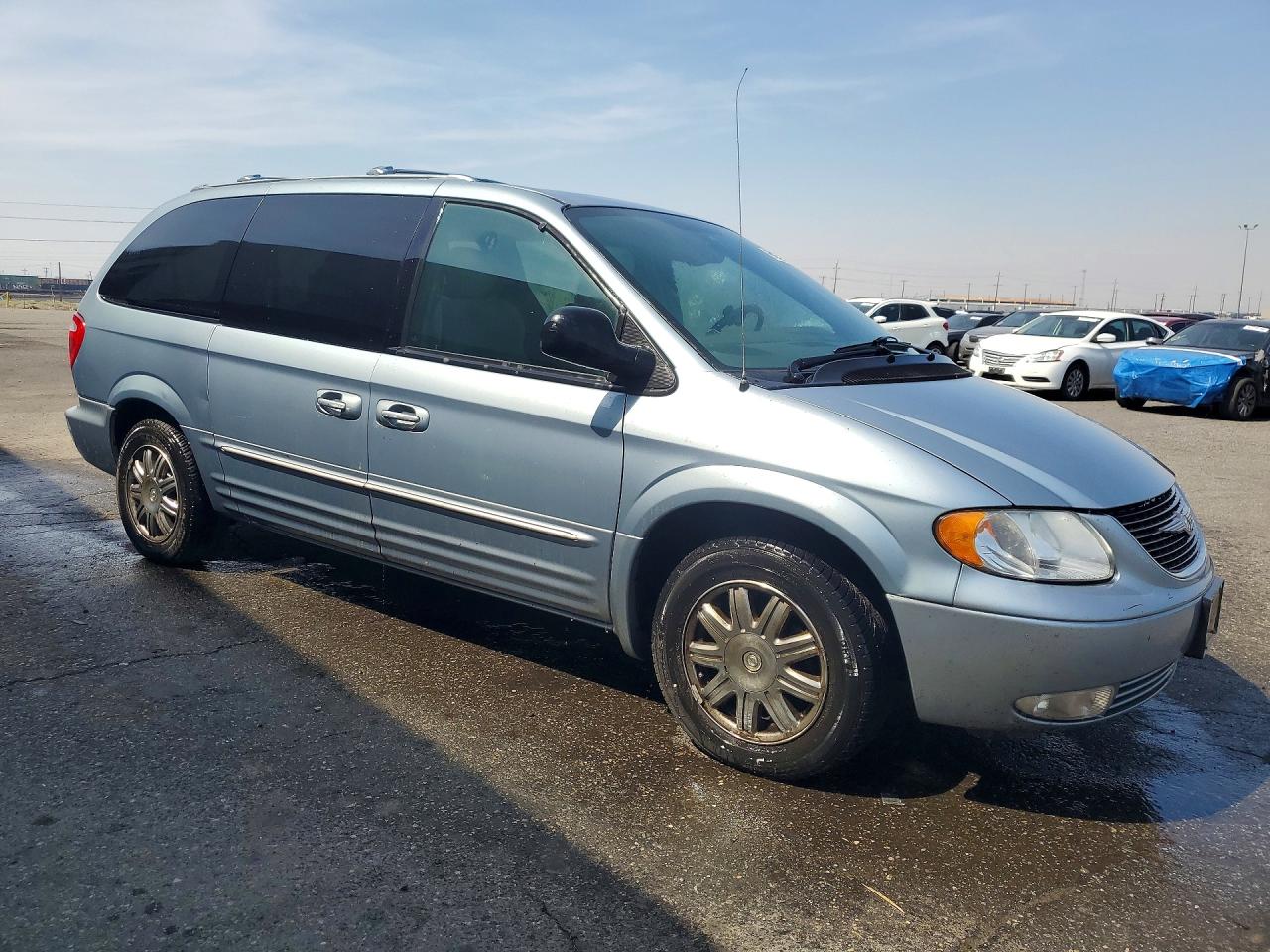 2004 Chrysler Town & Country Limited Синий vin: 2C8GP64L74R519123