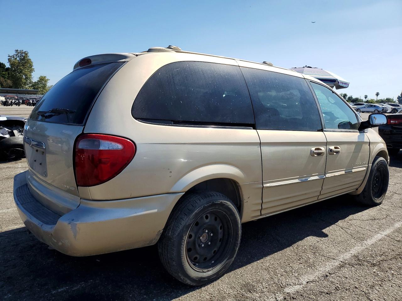 2001 Chrysler Town & Country Limited Tan vin: 2C8GP64L81R234779
