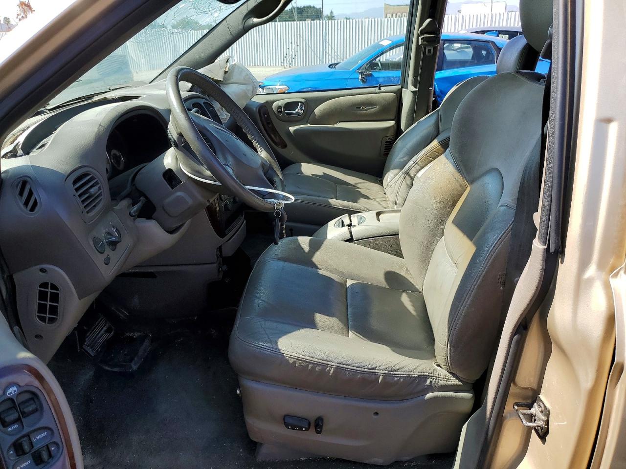 2001 Chrysler Town & Country Limited Tan vin: 2C8GP64L81R234779