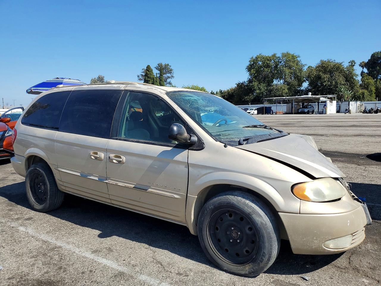 2001 Chrysler Town & Country Limited Tan vin: 2C8GP64L81R234779