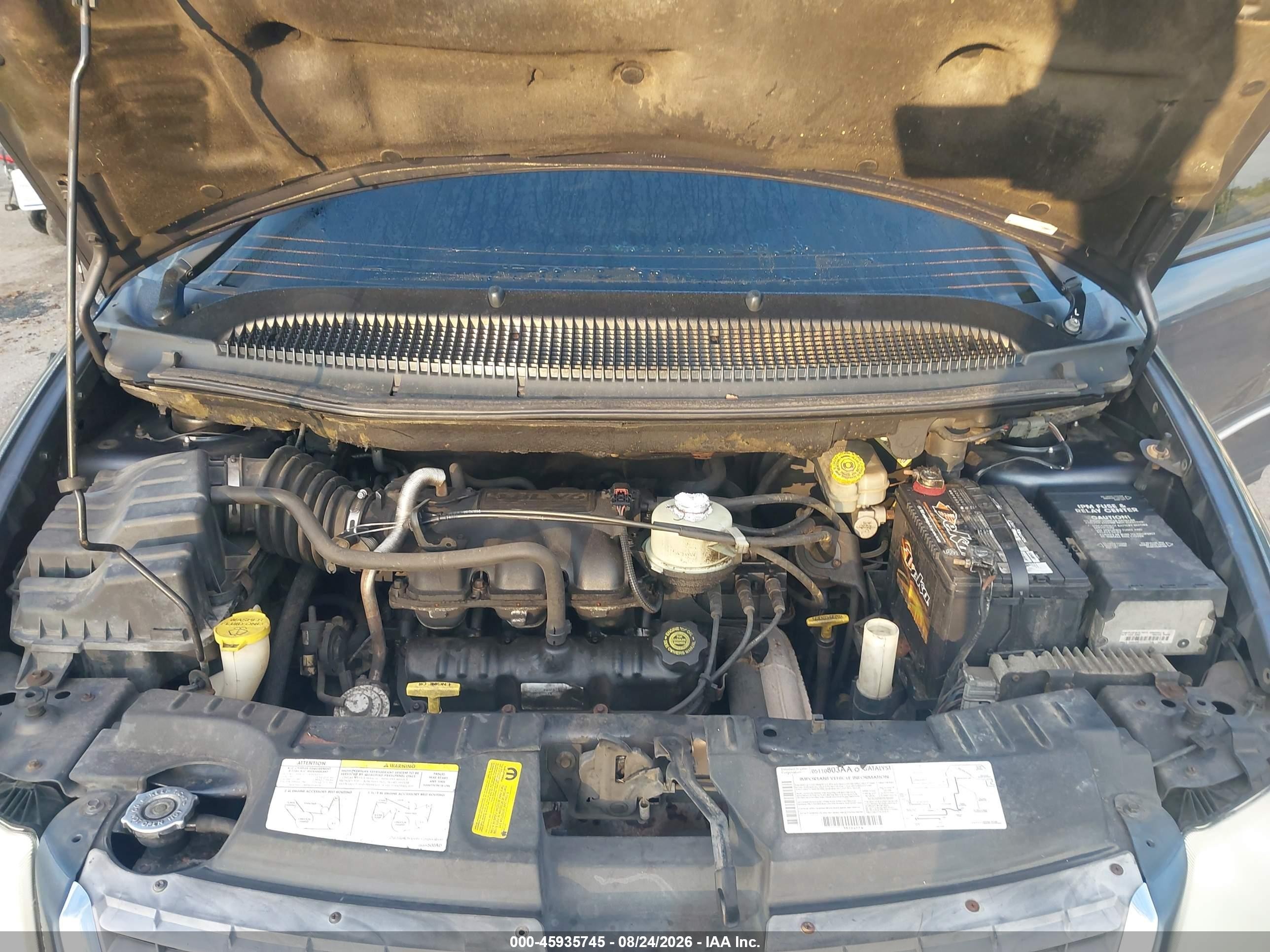 2002 Chrysler Town & Country Limited Blue vin: 2C8GP64L82R564343