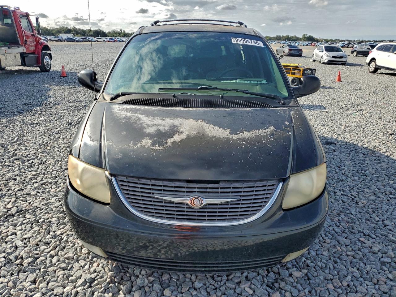 2003 Chrysler Town & Country Limited Black vin: 2C8GP64L83R360367