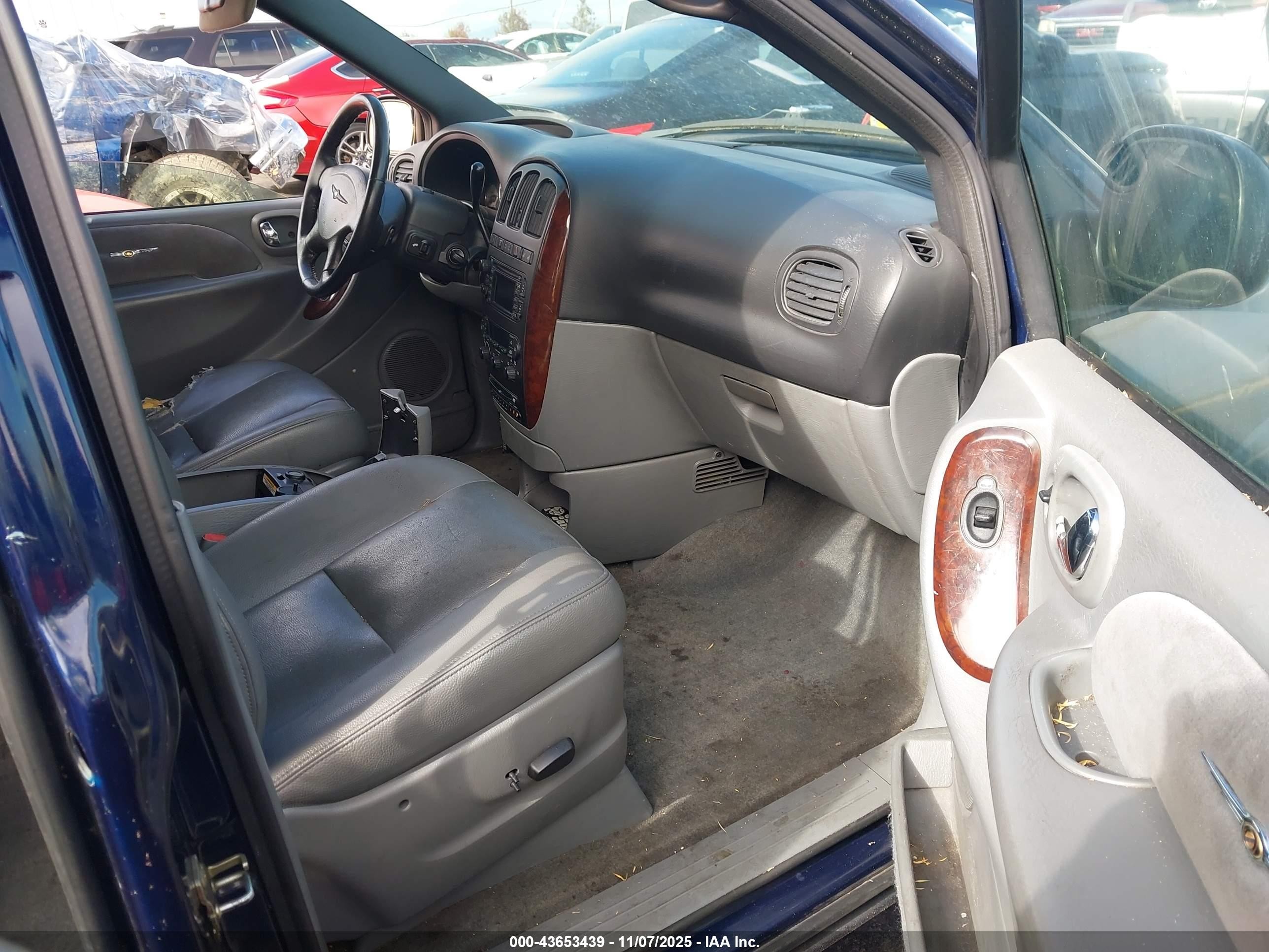 2004 Chrysler Town & Country Limited Dark Blue vin: 2C8GP64L84R534553