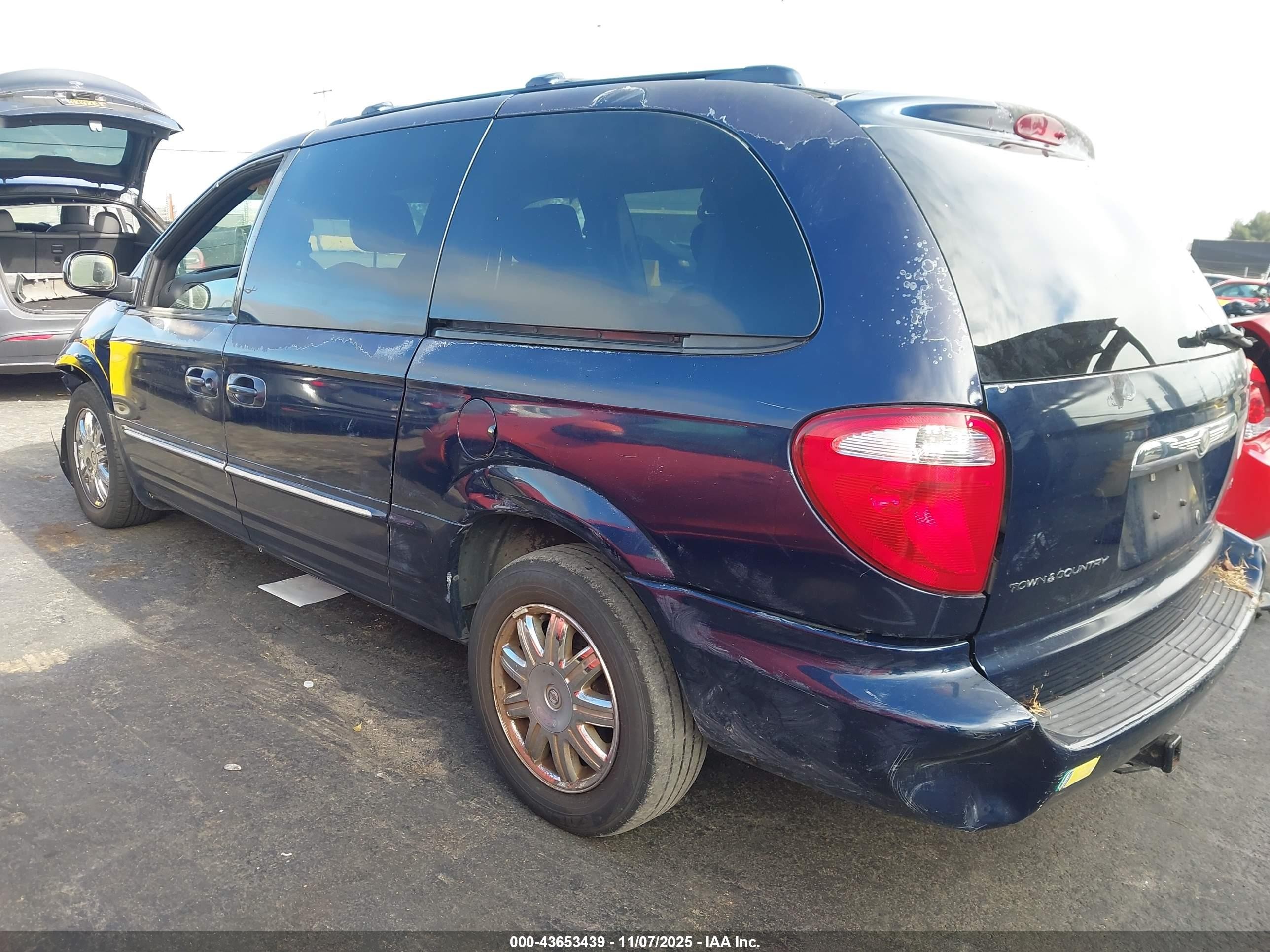 2004 Chrysler Town & Country Limited Dark Blue vin: 2C8GP64L84R534553