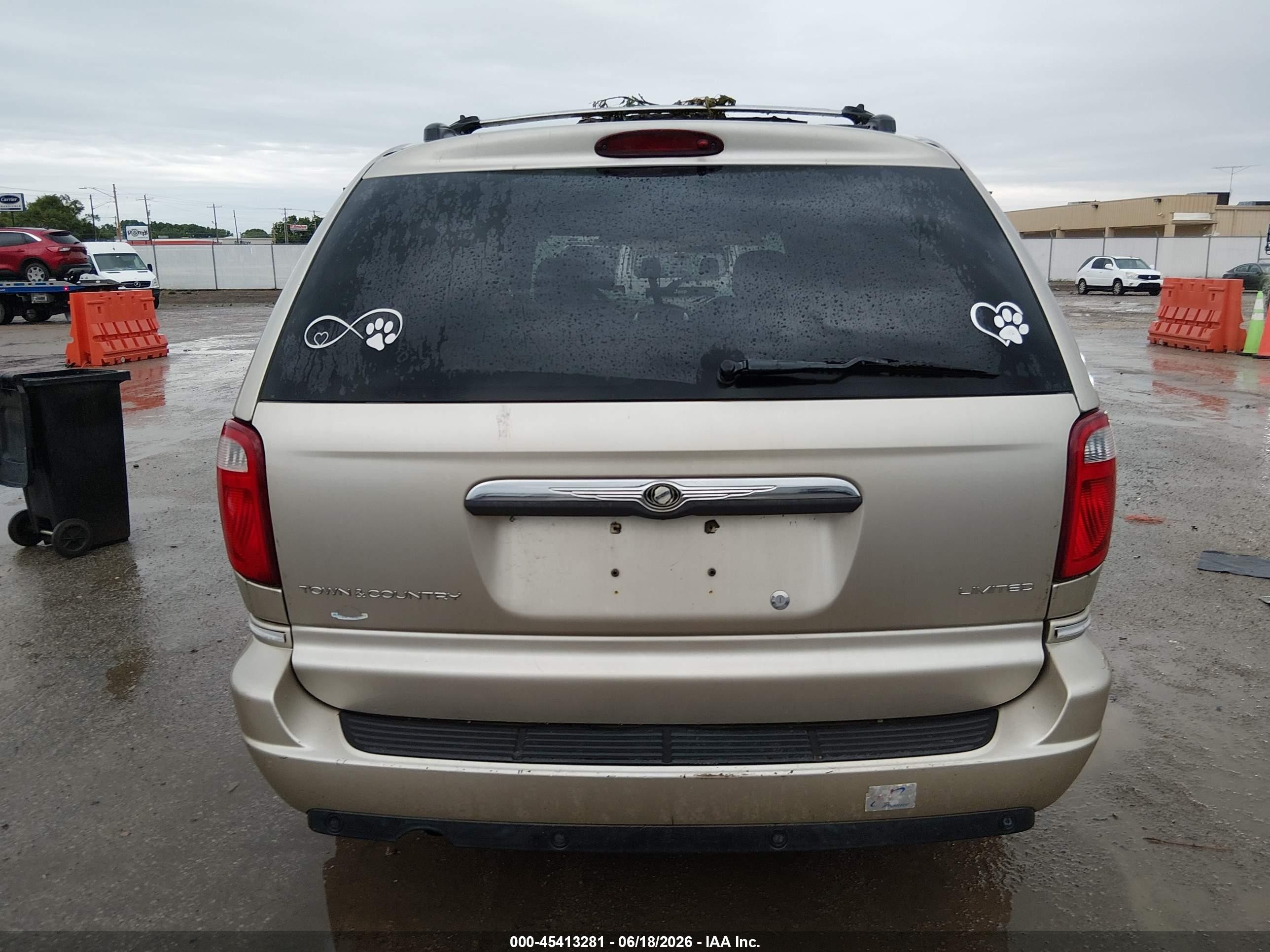 2005 Chrysler Town & Country Limited Champagne vin: 2C8GP64L85R123638