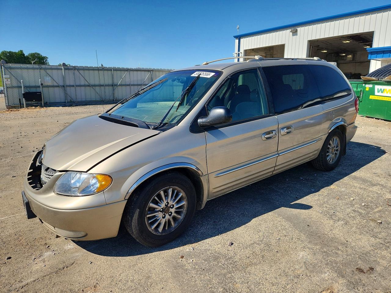 2002 Chrysler Town & Country Limited Tan vin: 2C8GP64L92R609208