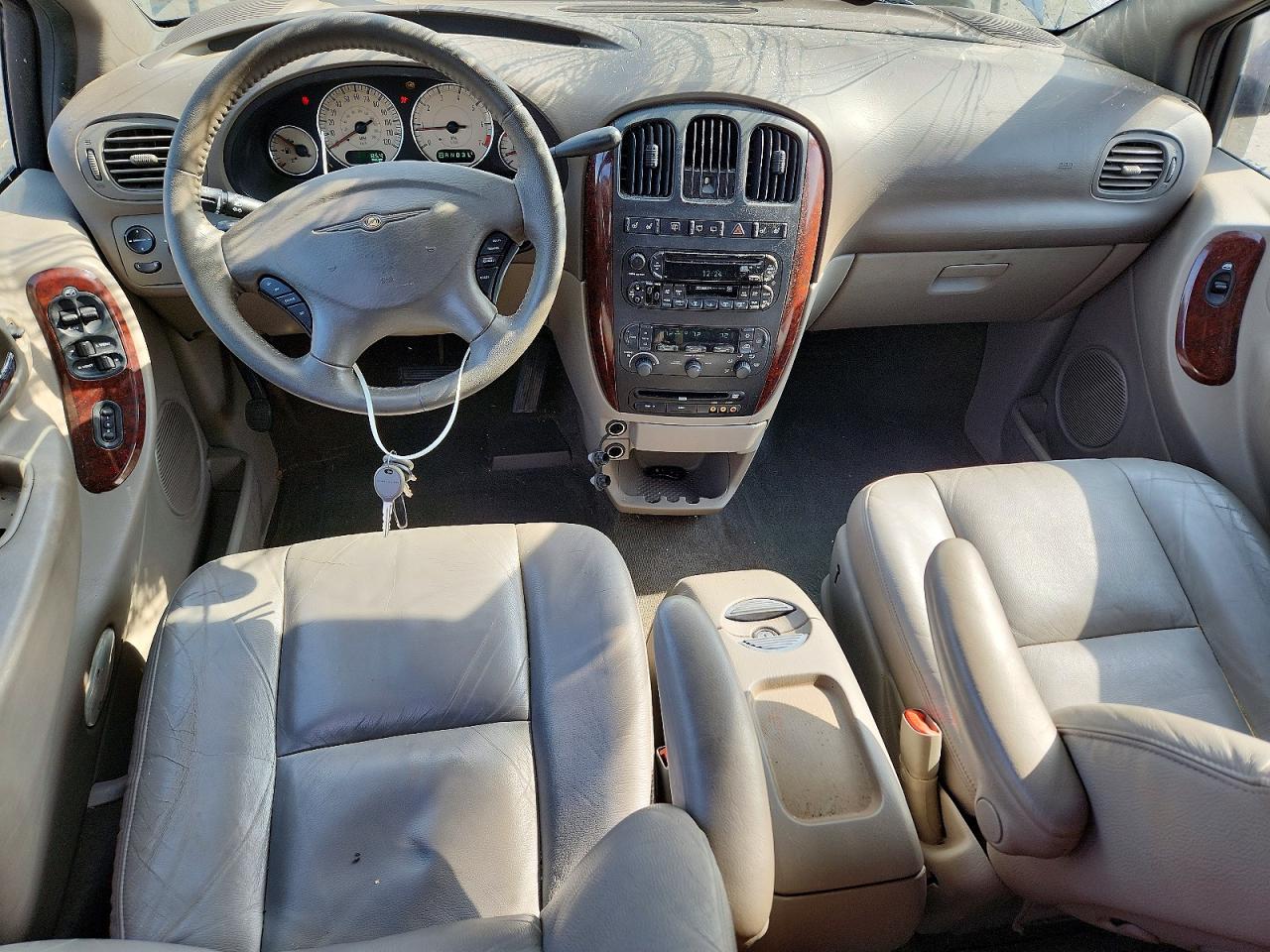 2003 Chrysler Town & Country Limited Blue vin: 2C8GP64L93R105744