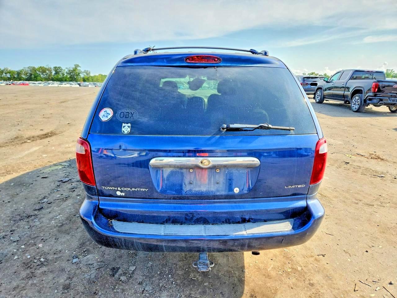 2003 Chrysler Town & Country Limited Blue vin: 2C8GP64L93R105744