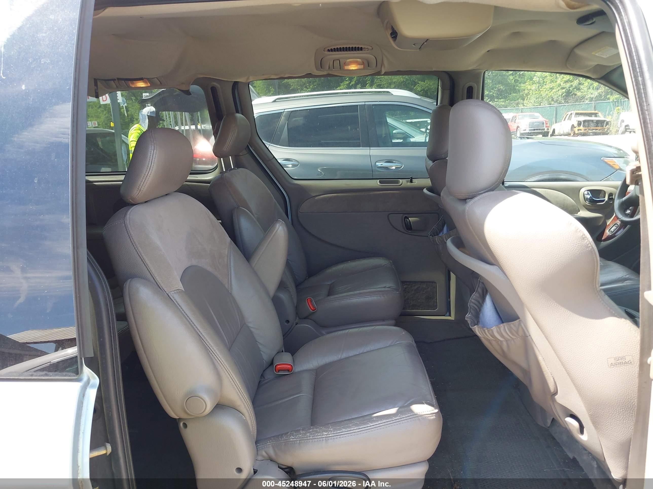 2003 Chrysler Town & Country Limited Light Blue vin: 2C8GP64L93R144673