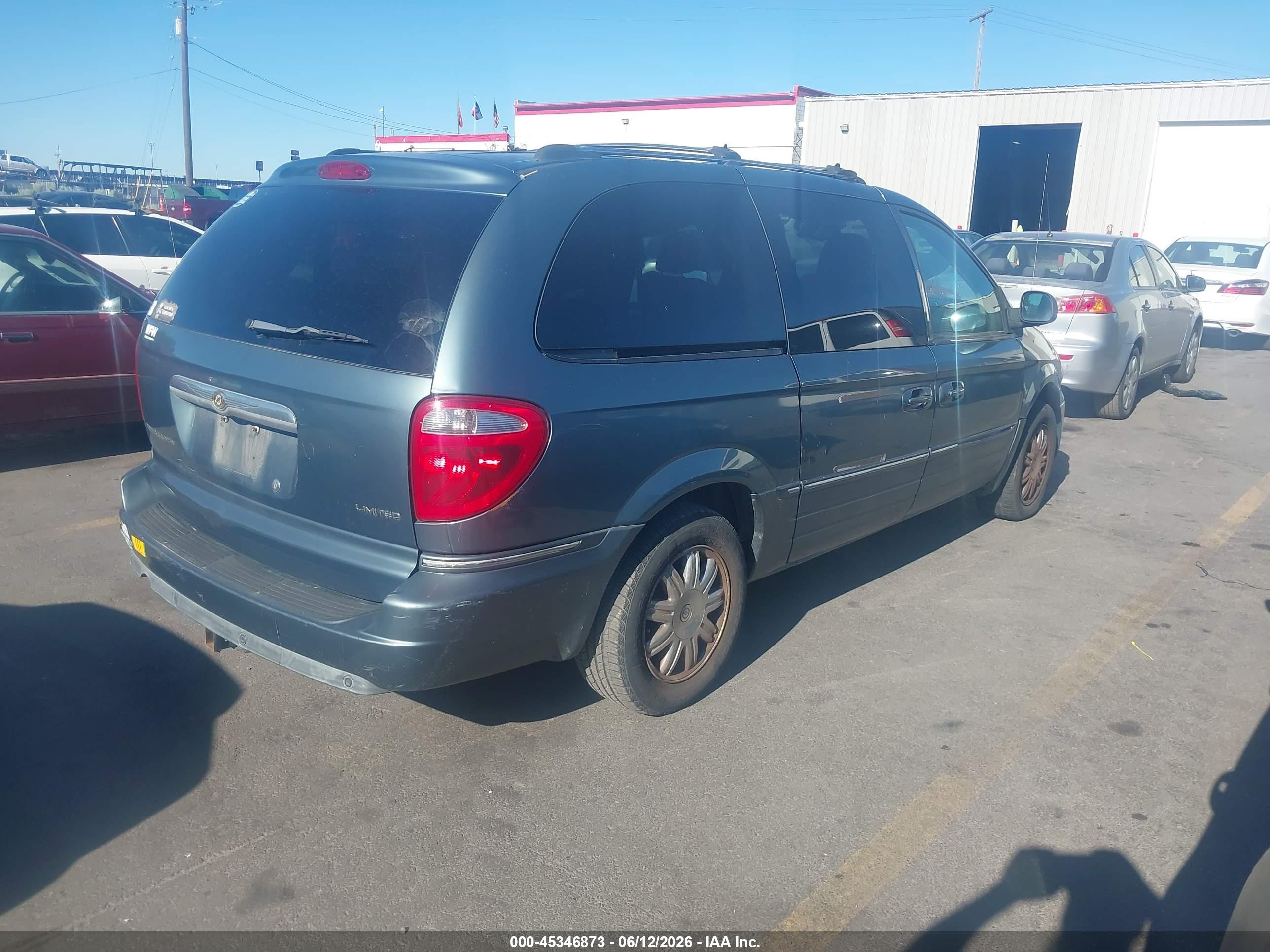2005 Chrysler Town & Country Limited Green vin: 2C8GP64LX5R479329