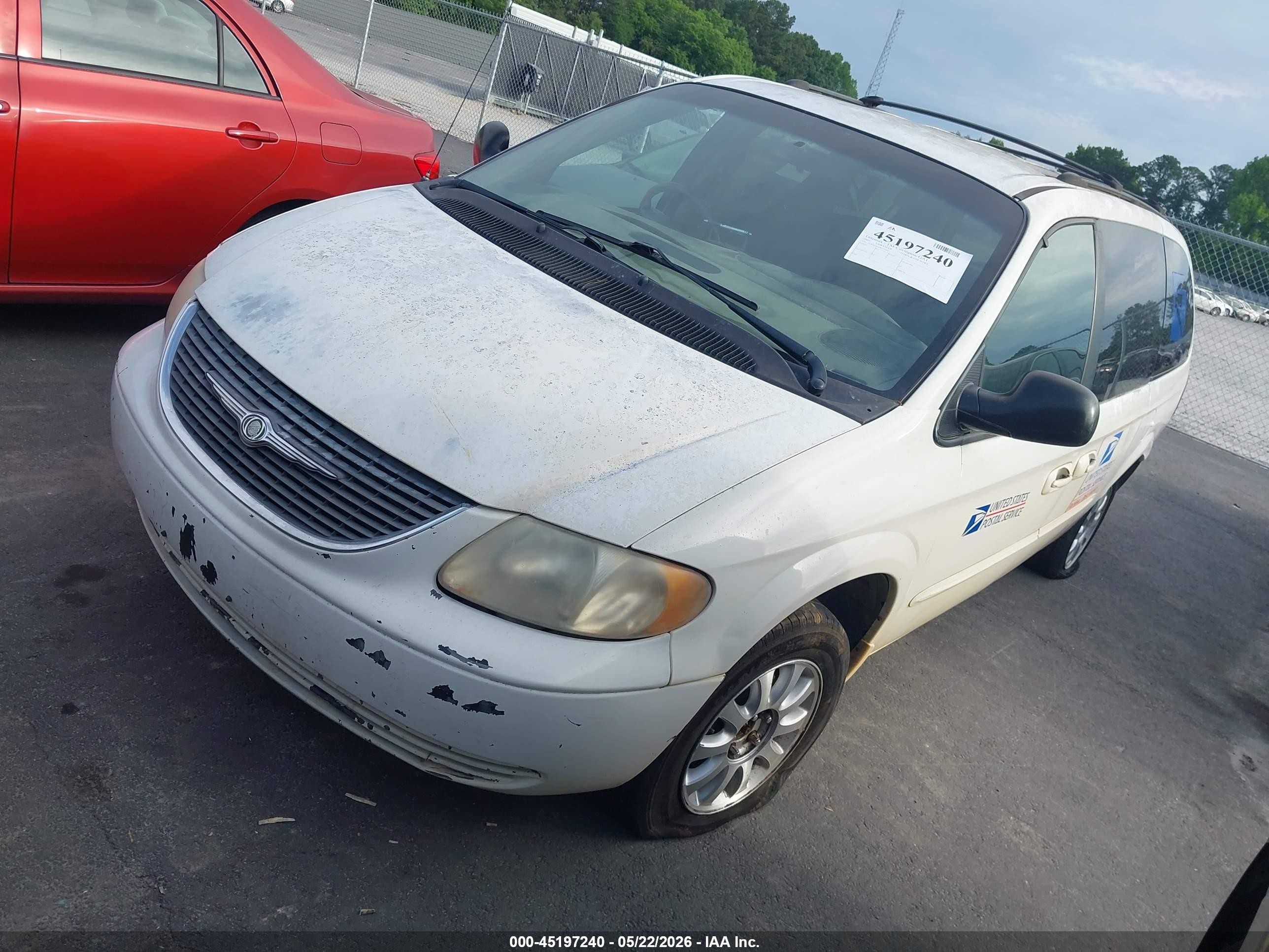 2003 Chrysler Town & Country Ex White vin: 2C8GP74L43R125163