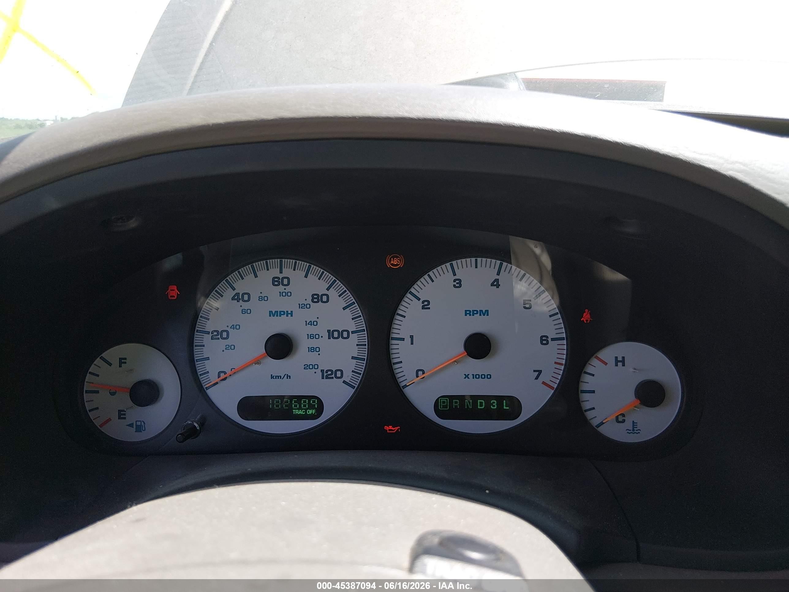 2003 Chrysler Town & Country Ex Gold vin: 2C8GP74L53R119324
