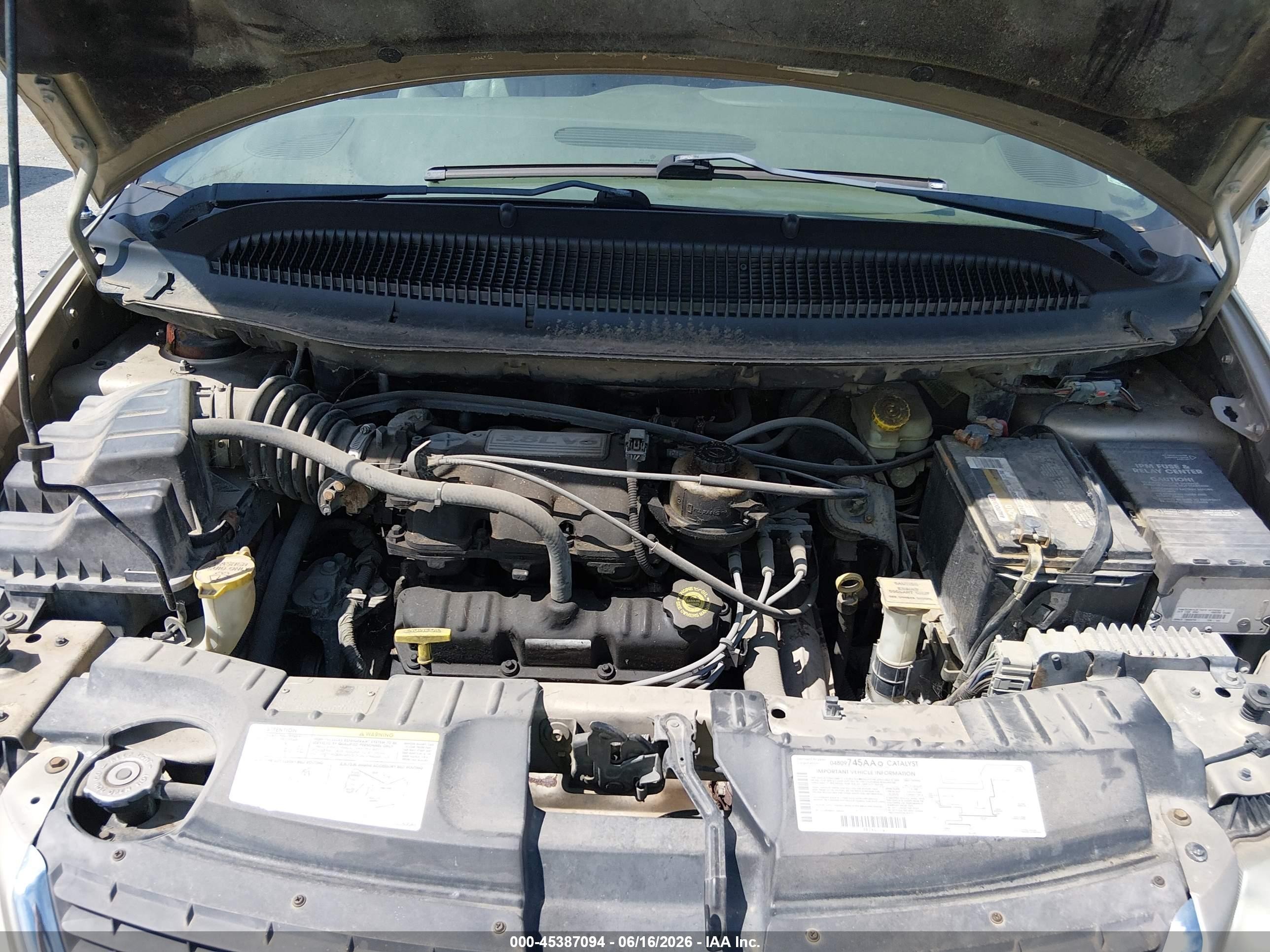 2003 Chrysler Town & Country Ex Gold vin: 2C8GP74L53R119324