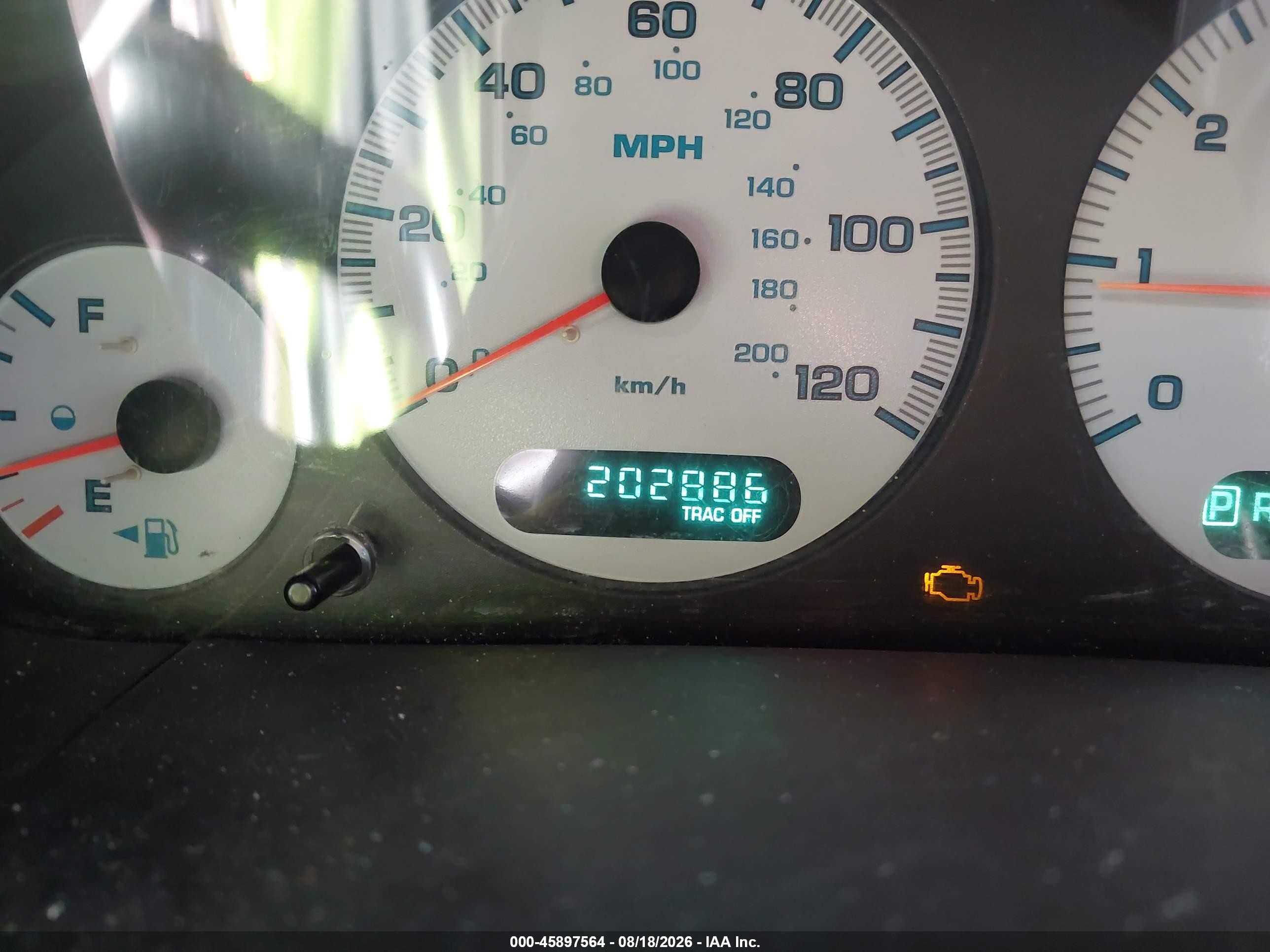 2003 Chrysler Town & Country Ex Blue vin: 2C8GP74L63R114813
