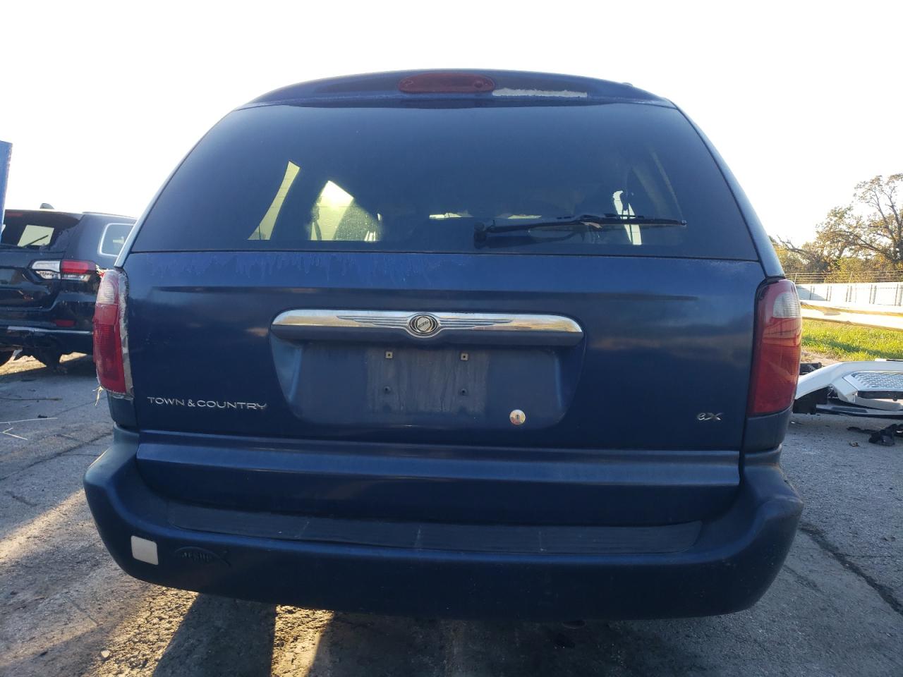2003 Chrysler Town & Country Ex Синий vin: 2C8GP74L83R118488