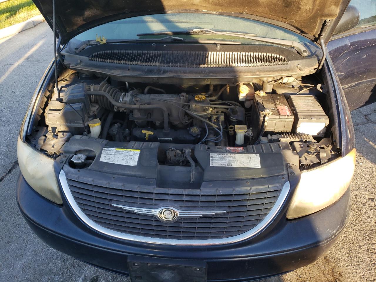 2003 Chrysler Town & Country Ex Синий vin: 2C8GP74L83R118488
