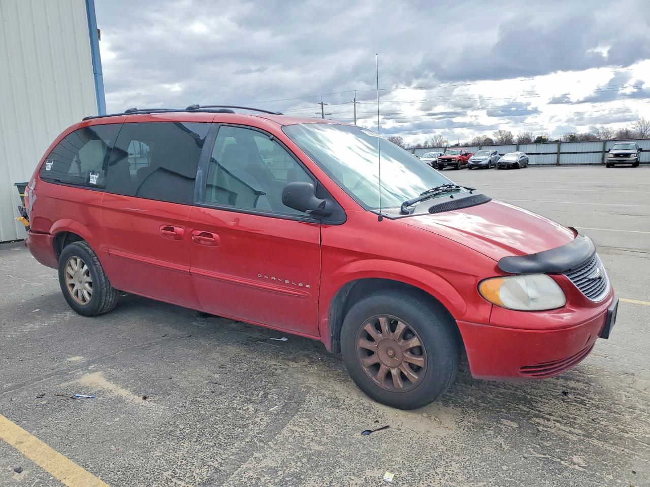 2001 Chrysler Town & Country Ex Red vin: 2C8GP74LX1R395253