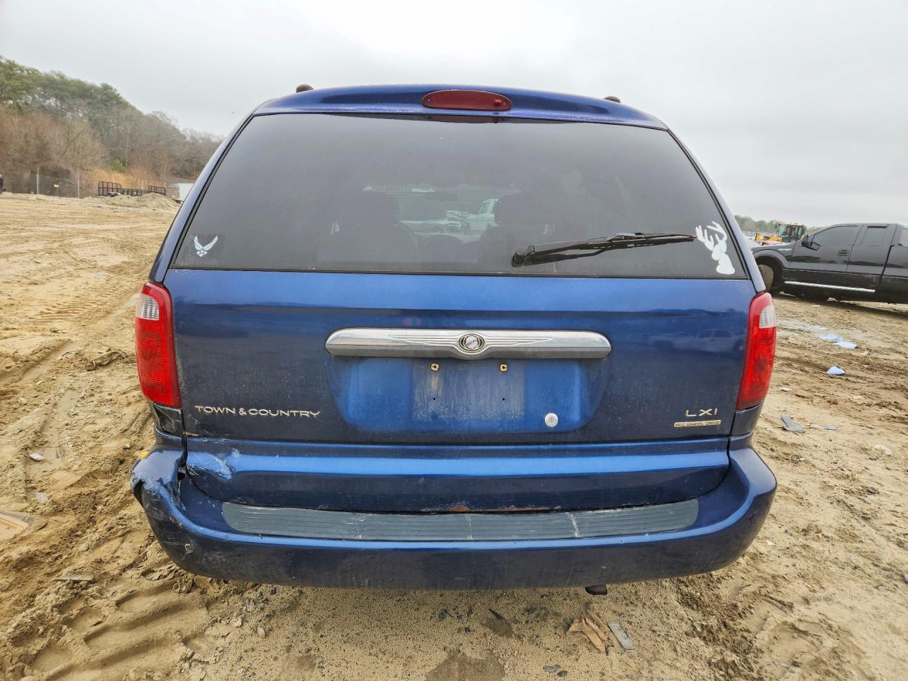 2001 Chrysler Town & Country Lxi Синий vin: 2C8GT54L51R266045