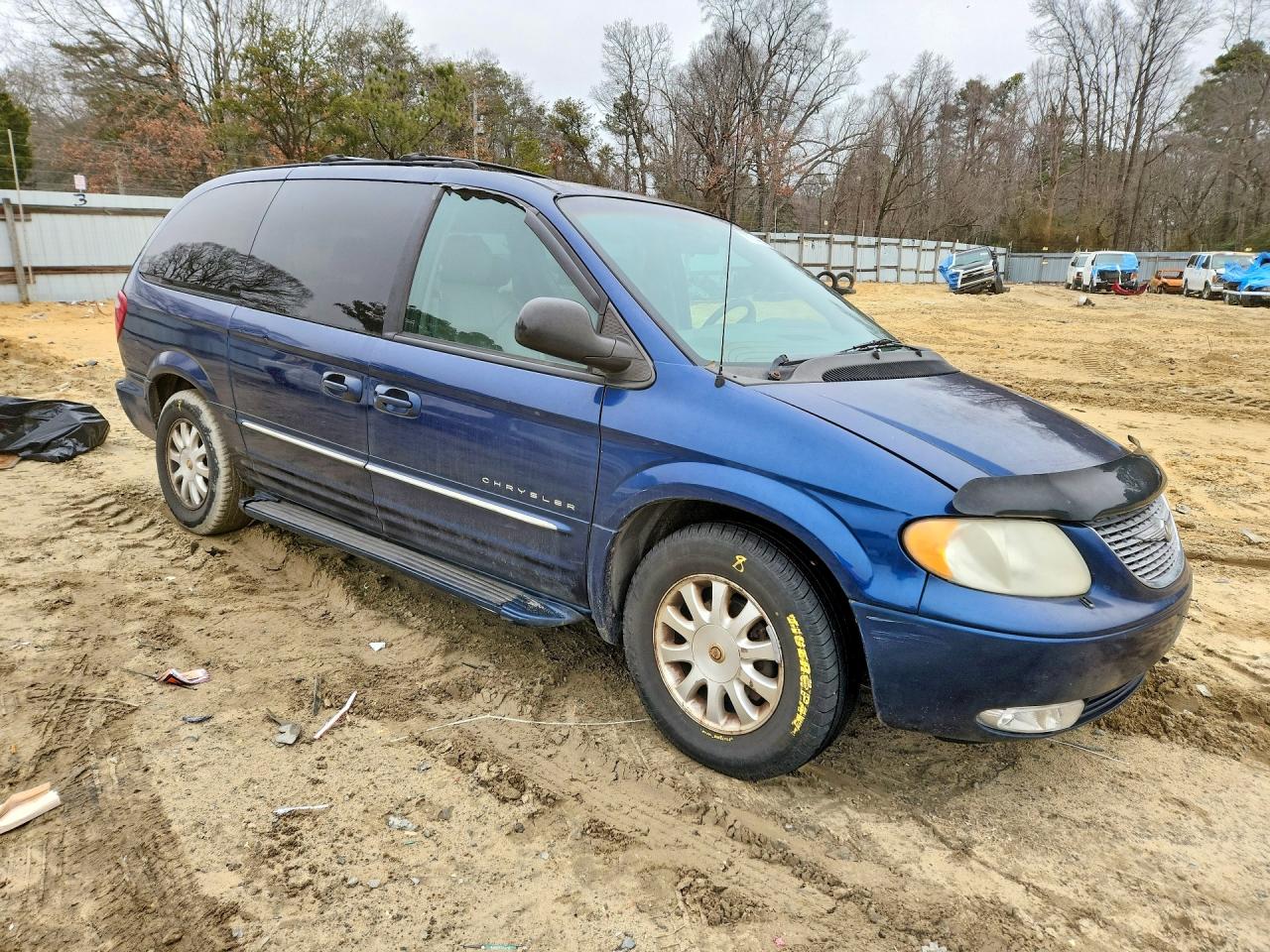 2001 Chrysler Town & Country Lxi Синий vin: 2C8GT54L51R266045