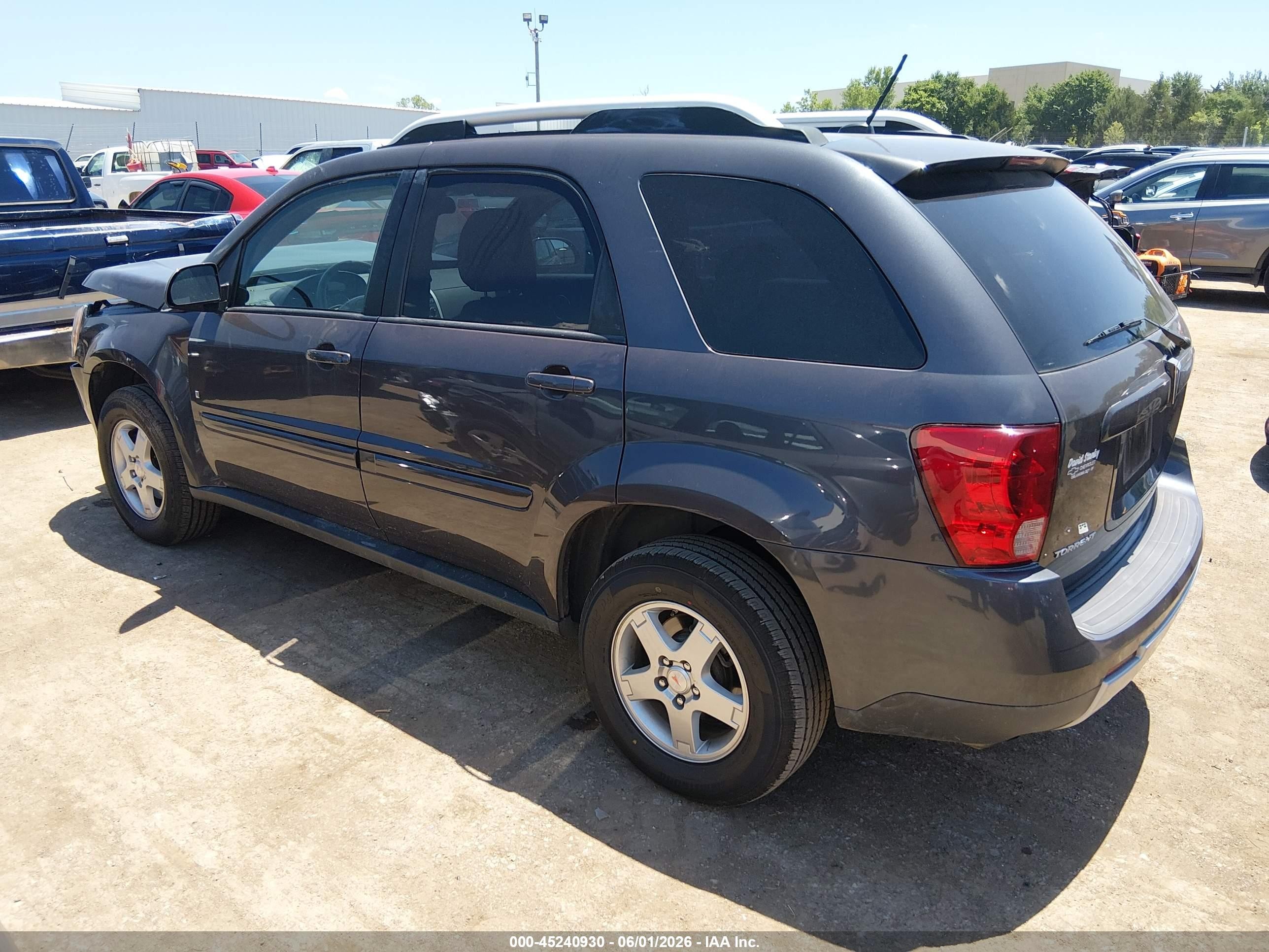 2008 Pontiac Torrent   Gray vin: 2CKDL33F186007044