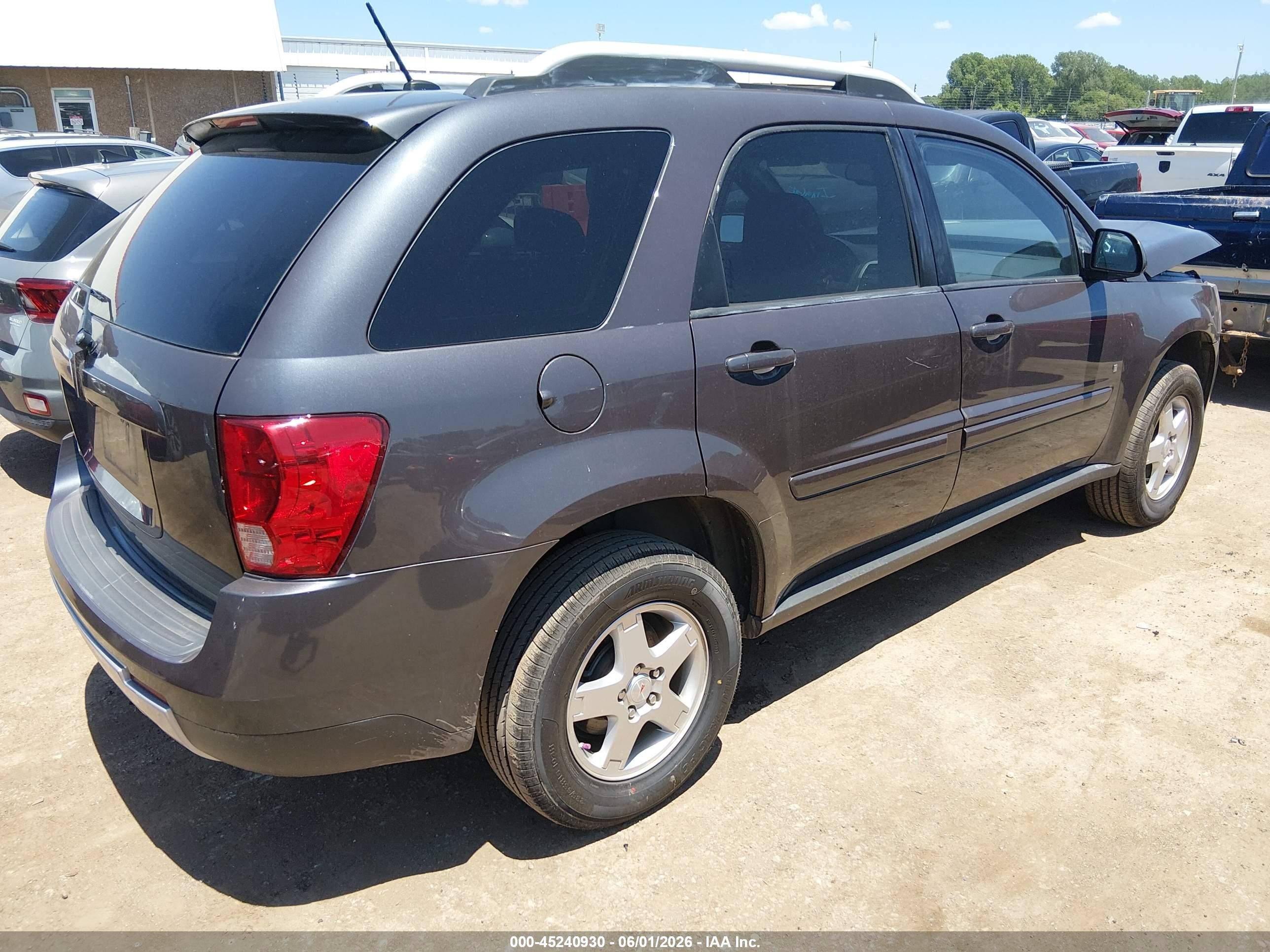 2008 Pontiac Torrent   Gray vin: 2CKDL33F186007044