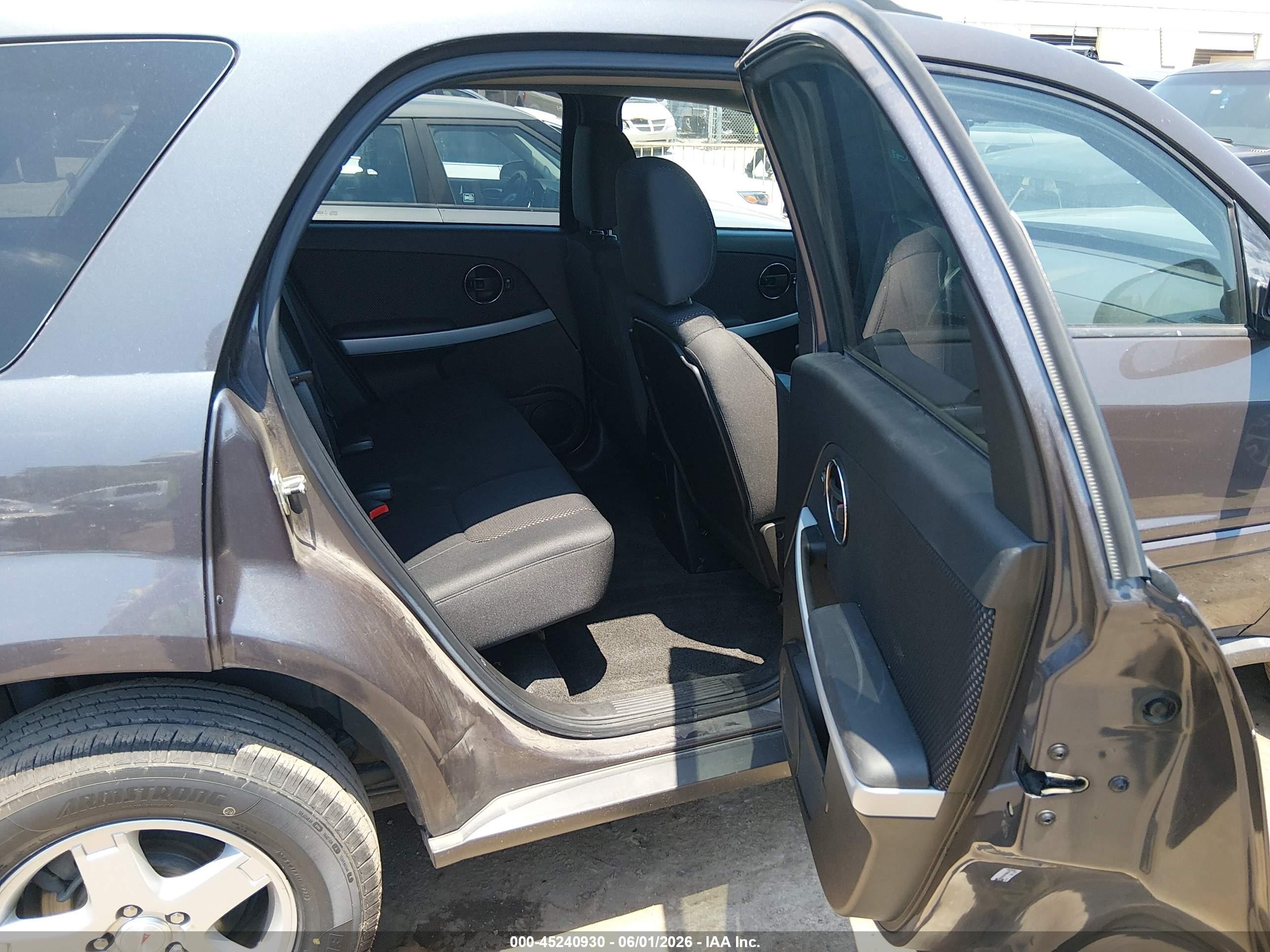 2008 Pontiac Torrent   Gray vin: 2CKDL33F186007044