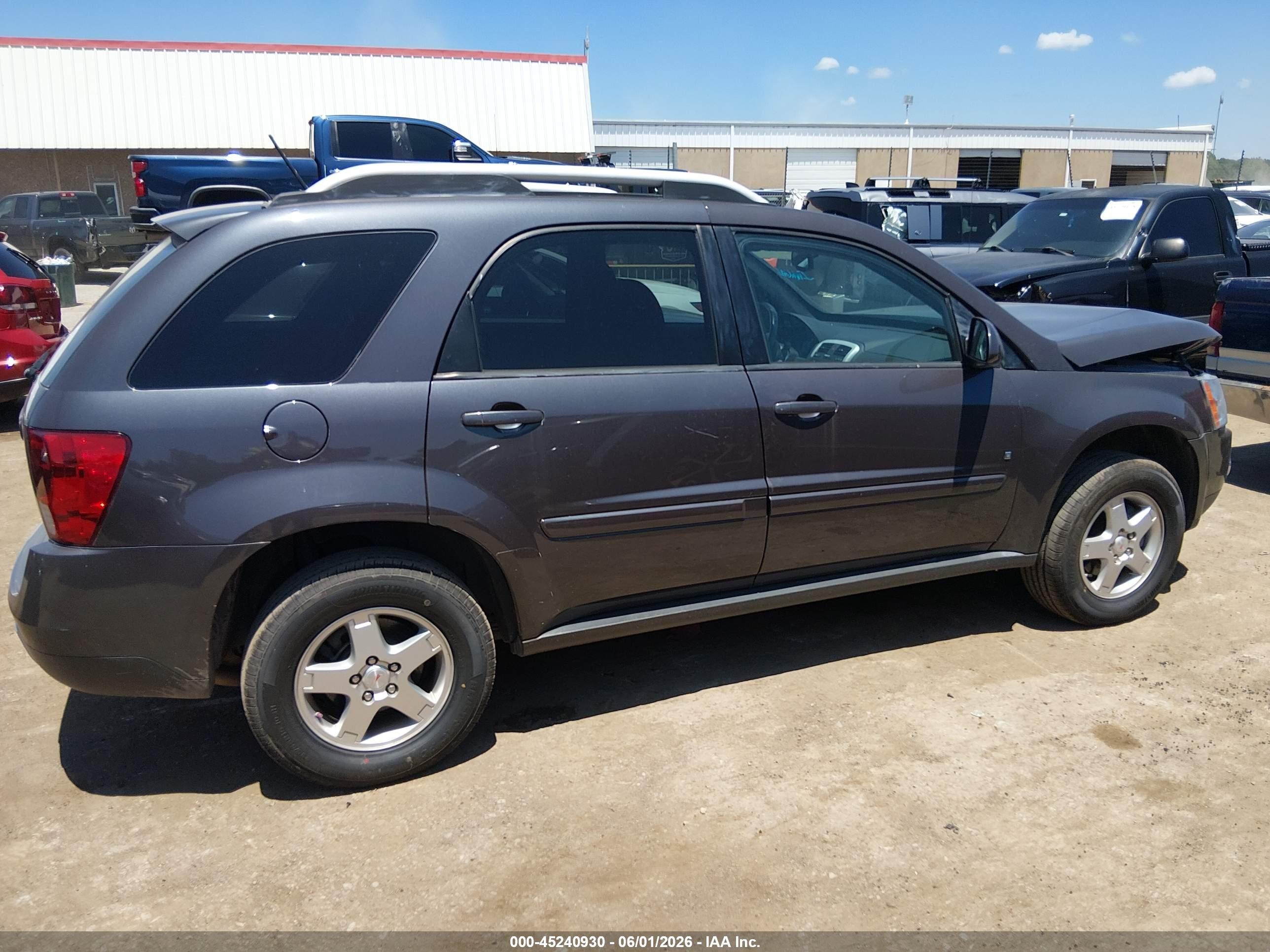 2008 Pontiac Torrent   Gray vin: 2CKDL33F186007044