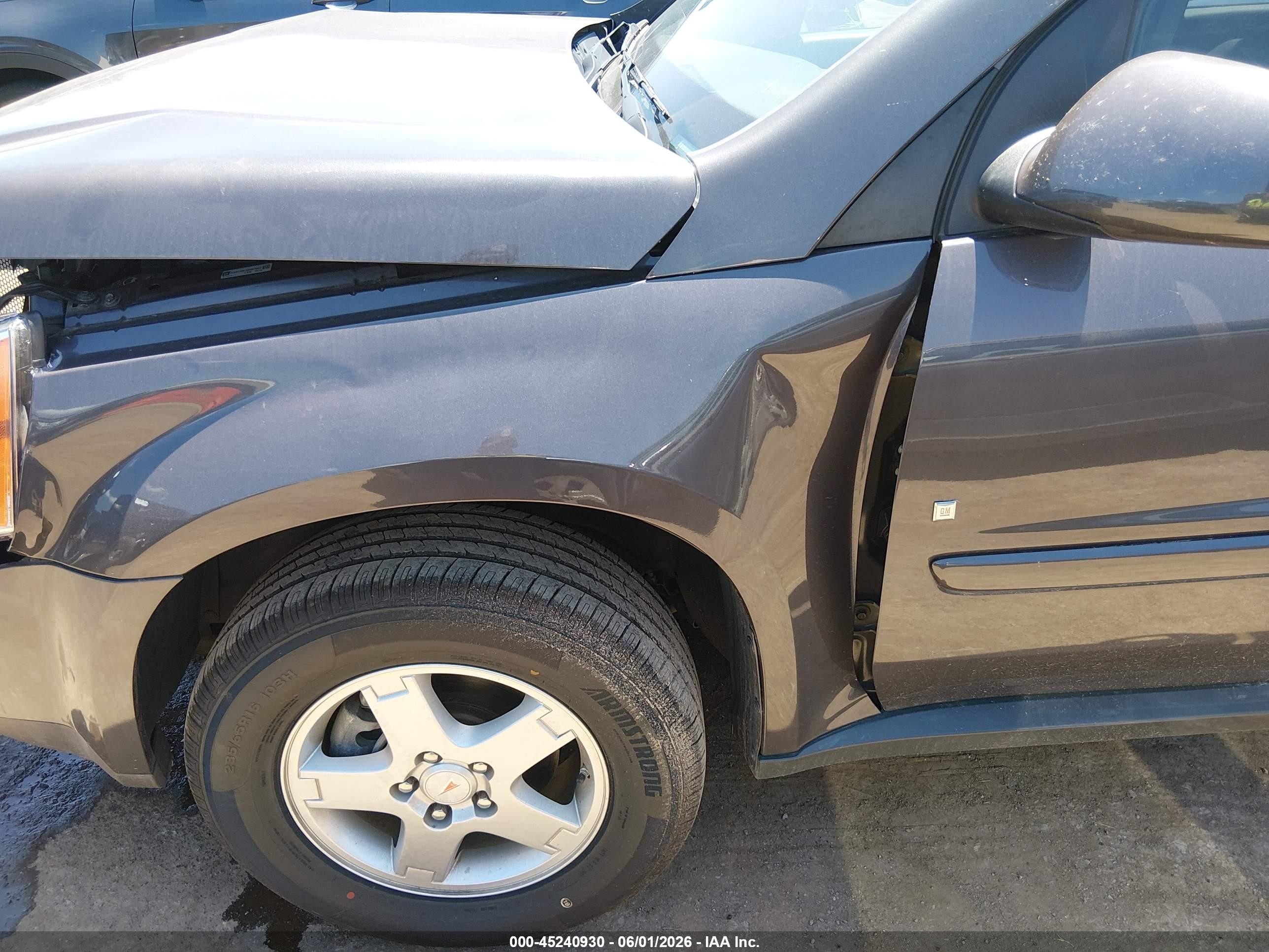 2008 Pontiac Torrent   Gray vin: 2CKDL33F186007044